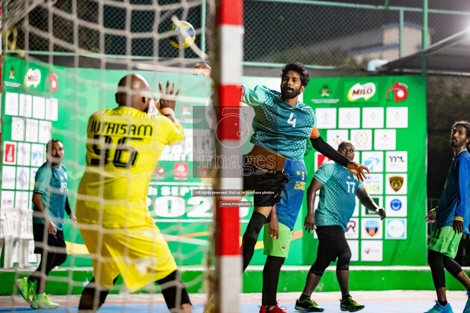 Day 8 of 7th Inter-Office/Company Handball Tournament 2023, held in Handball ground, Male', Maldives on Friday, 23rd September 2023 Photos: Hassan Simah/ Images.mv