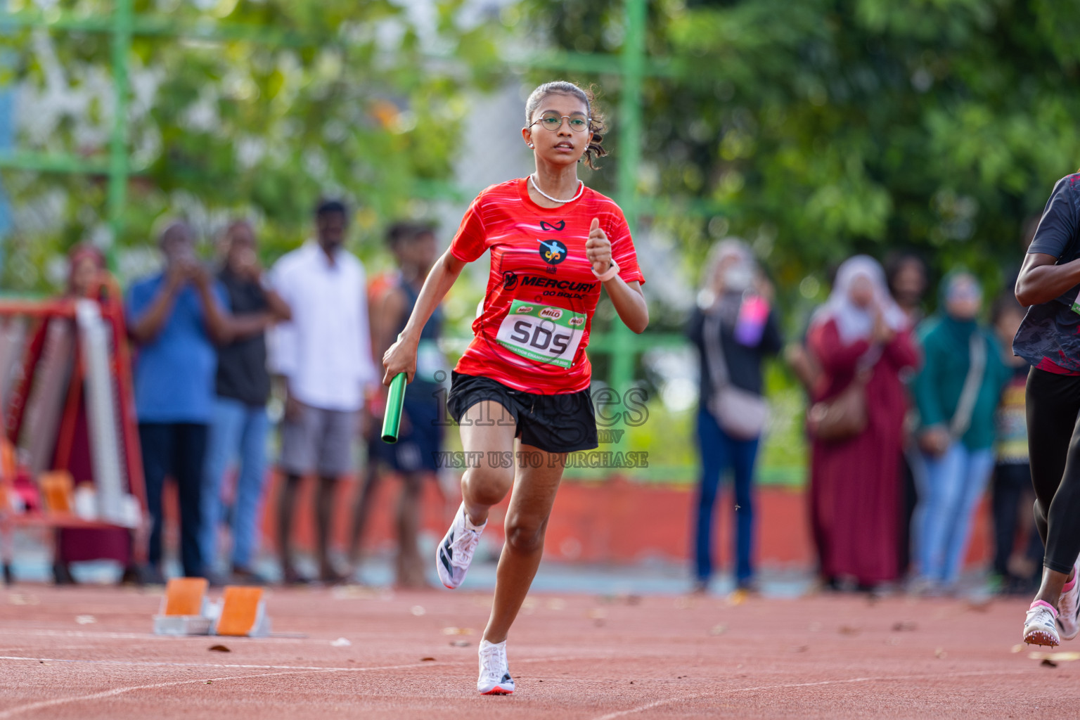 Day 2 of 12th Milo Association Championships was held in Ekuveni Track at Male', Maldives on Friday, 25th April 2025. Photos: Ismail Thoriq / images.mv