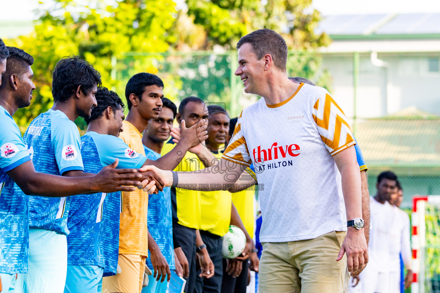 Conrad vs Kuramathi in Day 5 of Resort League 2025 (Ari Zone) was held on Tuesday, 24th June 2025 in Conrad Maldives Rangali Island, Alif Dhaalu Atoll, Maldives. Photos: Nausham Waheed / images.mv