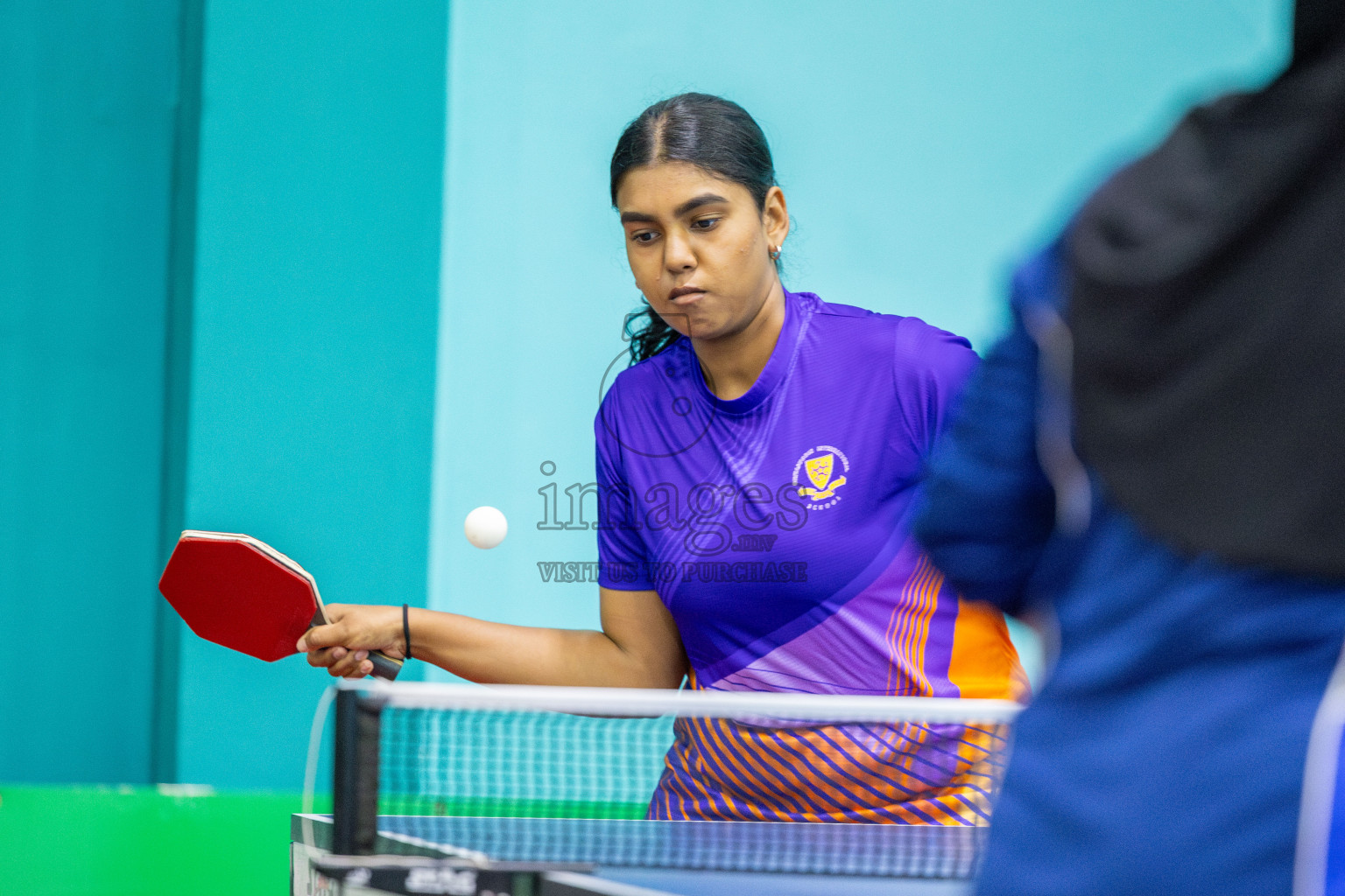 Day 3 of Interschool Table Tennis Tournament 2025 held at Male' TT Hall, Male', Maldives on Saturday, 17th May 2025. Photos By: Ismail Thoriq / images.mv