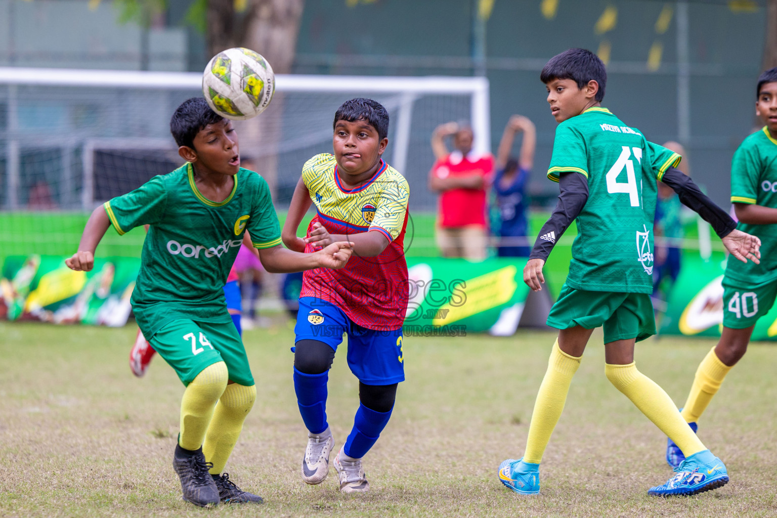 Day 1 of MILO Academy Championship 2024 - U12 was held at Henveiru Grounds in Male', Maldives on Thursday, 4th July 2024. Photos: Shuu Abdul Sattar / images.mv