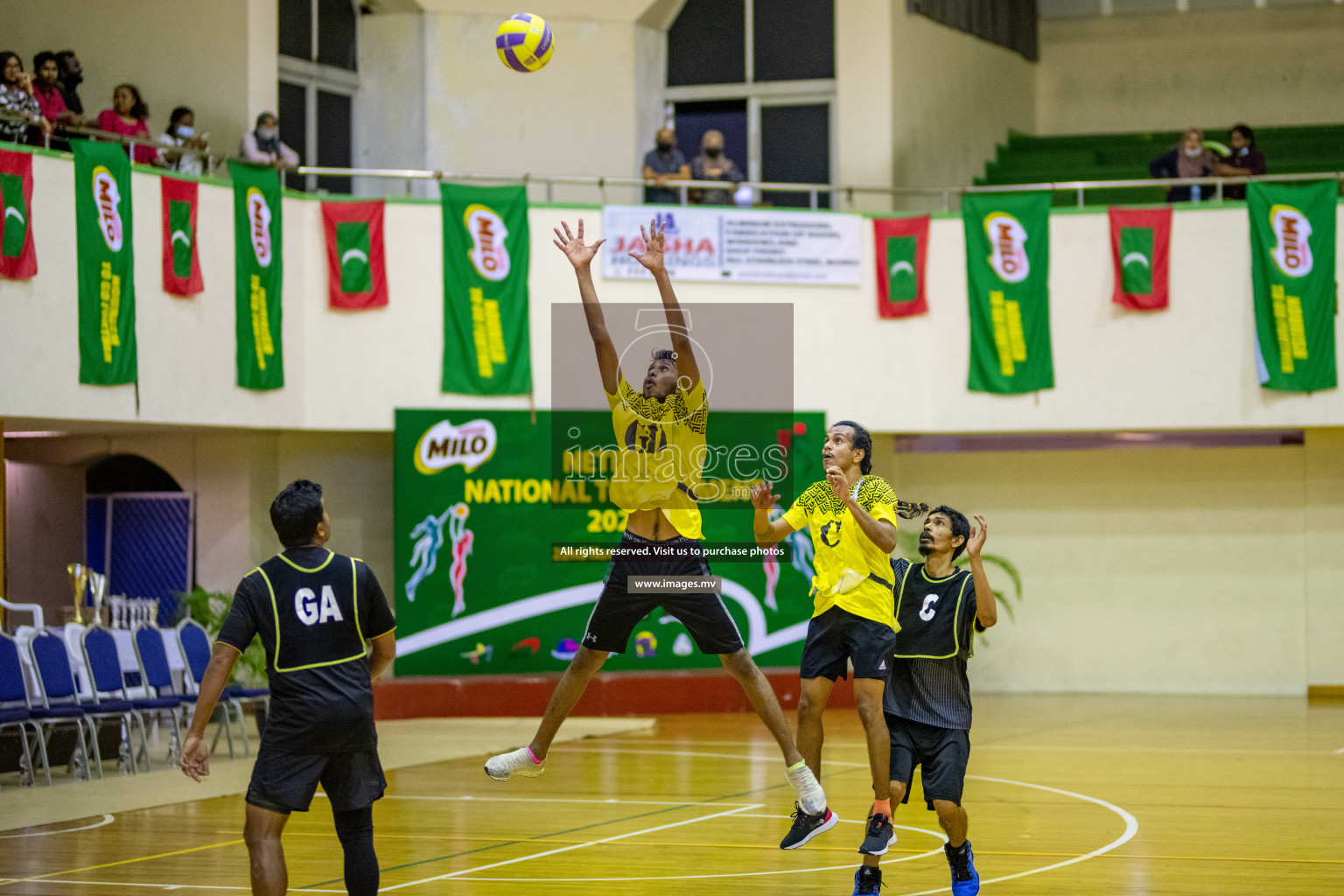 Kulhudhuffushi Youth & R.C vs Club Matrix in the Finals of Milo National Netball Tournament 2021 held on 4th December 2021 in Male', Maldives Photos: Ismail Thoriq, Maanish / images.mv