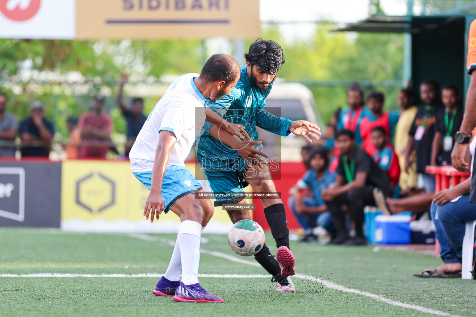 Club AVSEC vs Crossroads Maldives in Club Maldives Cup 2023 held in Hulhumale, Maldives, on Monday, 24th July 2023 Photos: Nausham Waheed/ images.mv