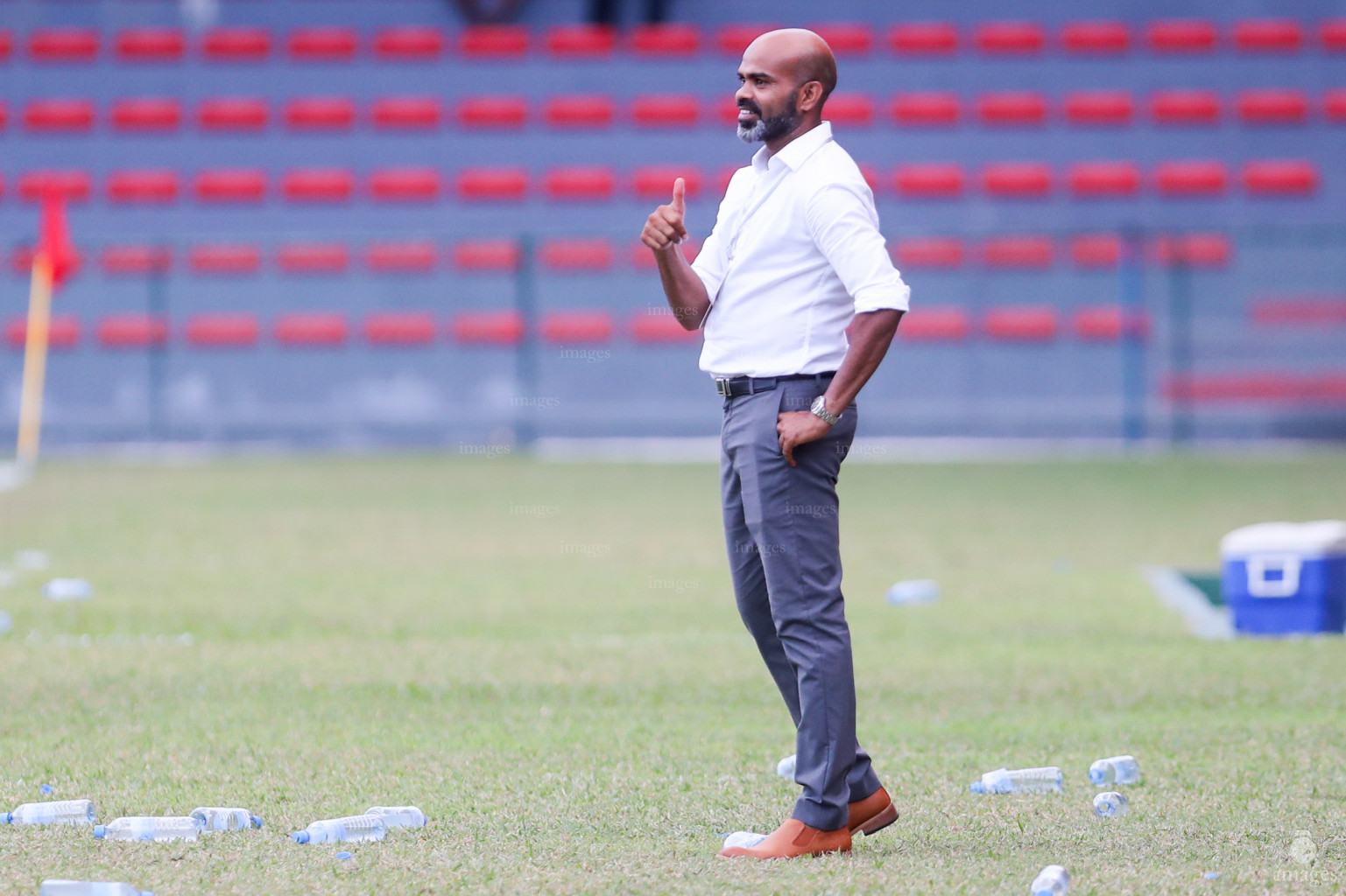 TC Sports Club vs Victory Sports Club in Dhiraagu Dhivehi Premier League 2018 in Male, Maldives, Monday  October 22, 2018. (Images.mv Photo/Suadh Abdul Sattar)