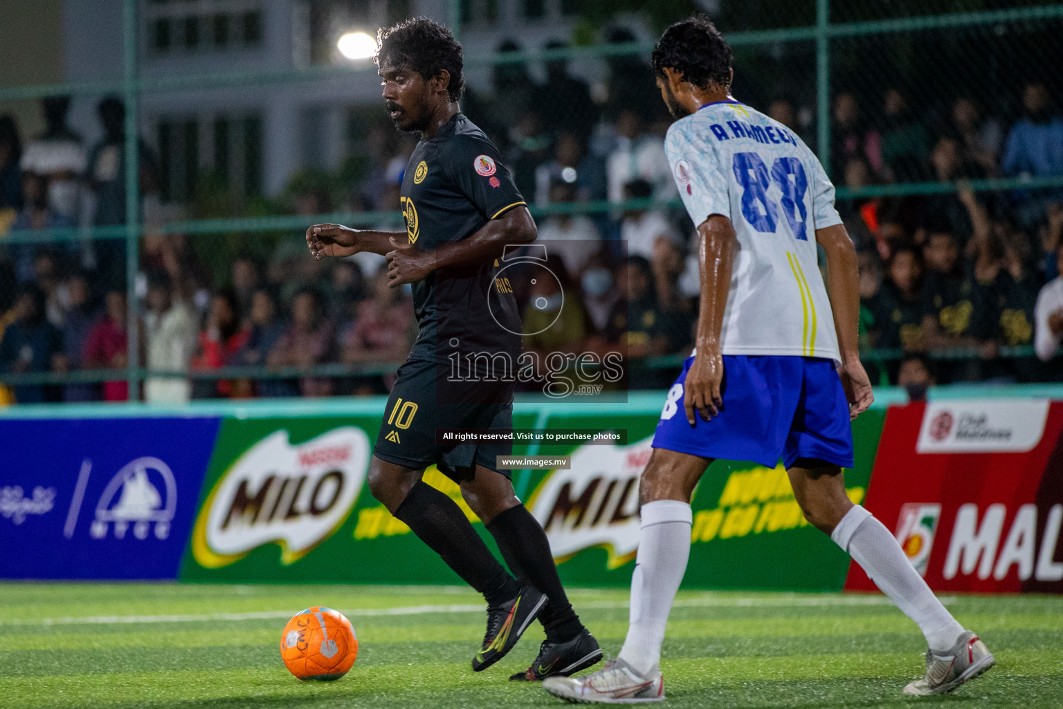 Prison Club vs MACL in the Quarter Finals of Club Maldives 2021 held at Hulhumale;, on 12th December 2021 Photos: Ismail Thoriq / images.mv