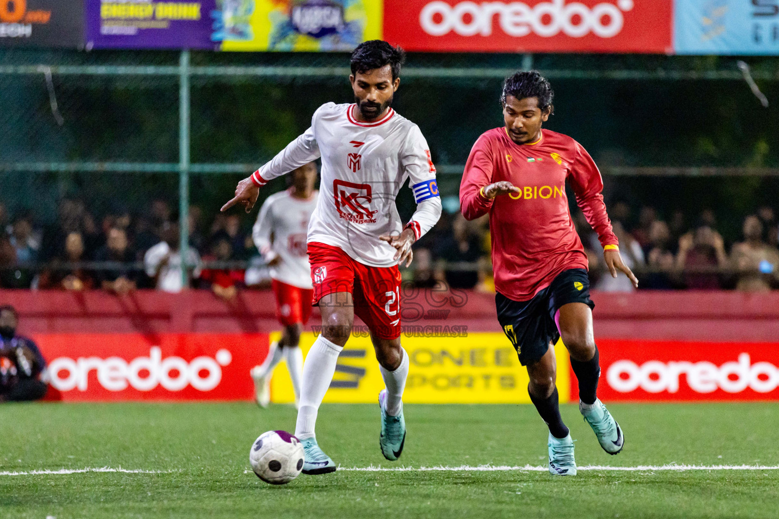 Dh Kudahuvadhoo vs Dh Maaenboodhoo in Day 24 of Golden Futsal Challenge 2024 was held on Wednesday  , 7th February 2024 in Hulhumale', Maldives Photos: Nausham Waheed / images.mv