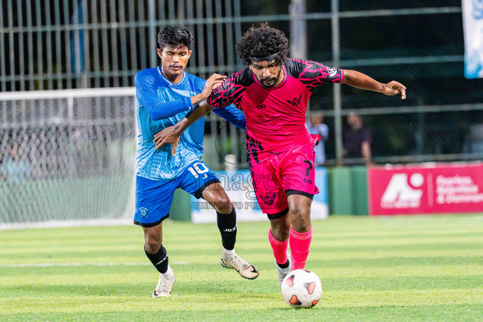Goalhians VS Foemathi in Day 4 - Fonadhoo Youth Futsal Challenge 2025 held in Fonadhoo Futsal Stadium, L. Fonadhoo, Maldives on Wednesday, 29th October 2025 Photos: Arif Rasheed / images.mv