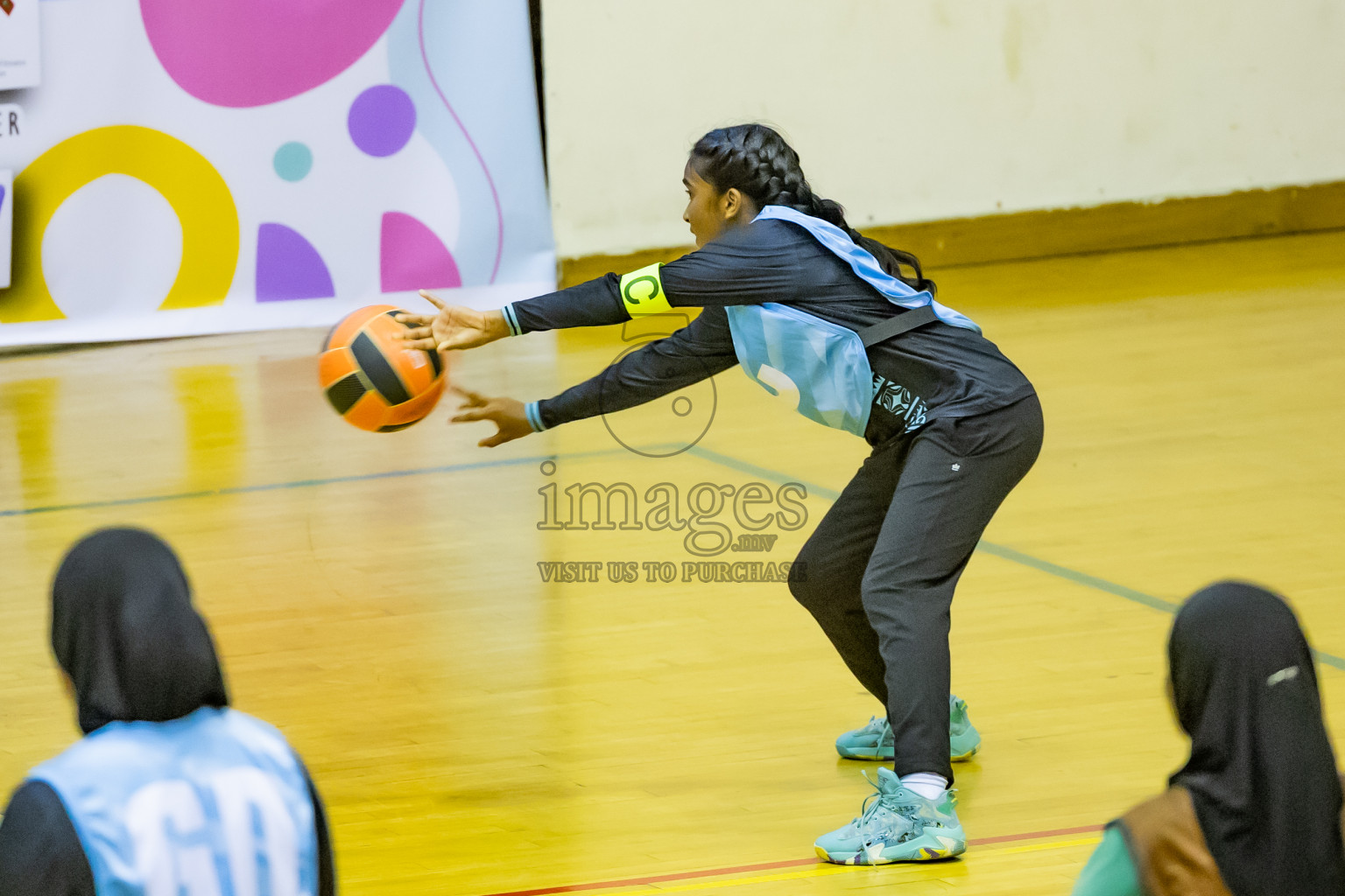 Day 12 of 25th Inter-School Netball Tournament was held in Social Center at Male', Maldives on Thursday, 22nd August 2024.