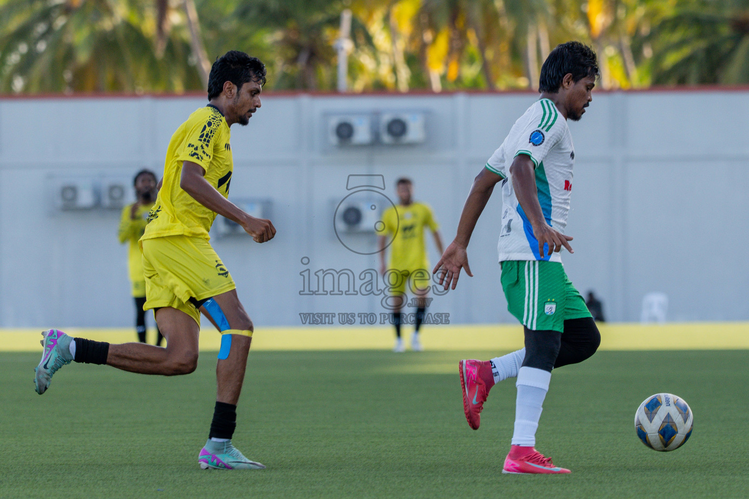 Semi Finals Match 02 Huss Songun FT VS Velaa Sports Club in Day 8 of Eydhafushi Cup 2025 held in Eydhafushi Football Stadium at B. Eydhafushi, Maldives on Saturday, 13th September 2025. Photos: Arif Rasheed / images.mv