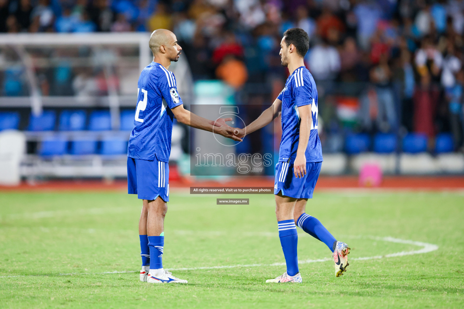 Kuwait vs India in the Final of SAFF Championship 2023 held in Sree Kanteerava Stadium, Bengaluru, India, on Tuesday, 4th July 2023. Photos: Nausham Waheed / images.mv