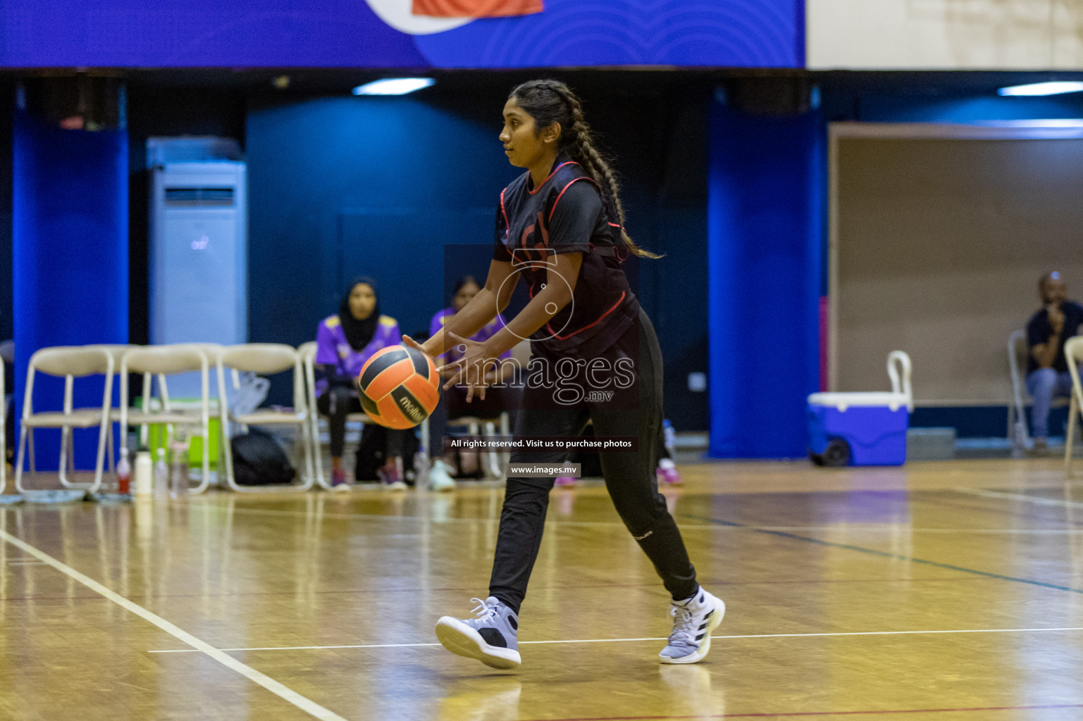 Xenith Sports Club vs Youth United Sports Club in the Milo National Netball Tournament 2022 on 18 July 2022, held in Social Center, Male', Maldives. Photographer: Shuu, Hassan Simah / Images.mv