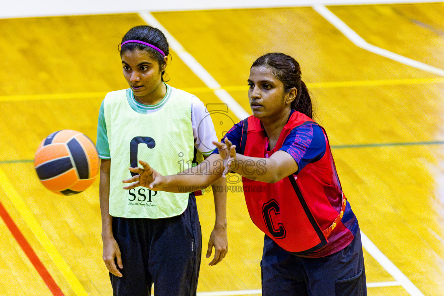 Club Matrix vs Club Green Streets in Final of 21st National Netball Tournament was held in Social Canter at Male', Maldives on Wednesday, 22nd May 2024. Photos: Nausham Waheed / images.mv