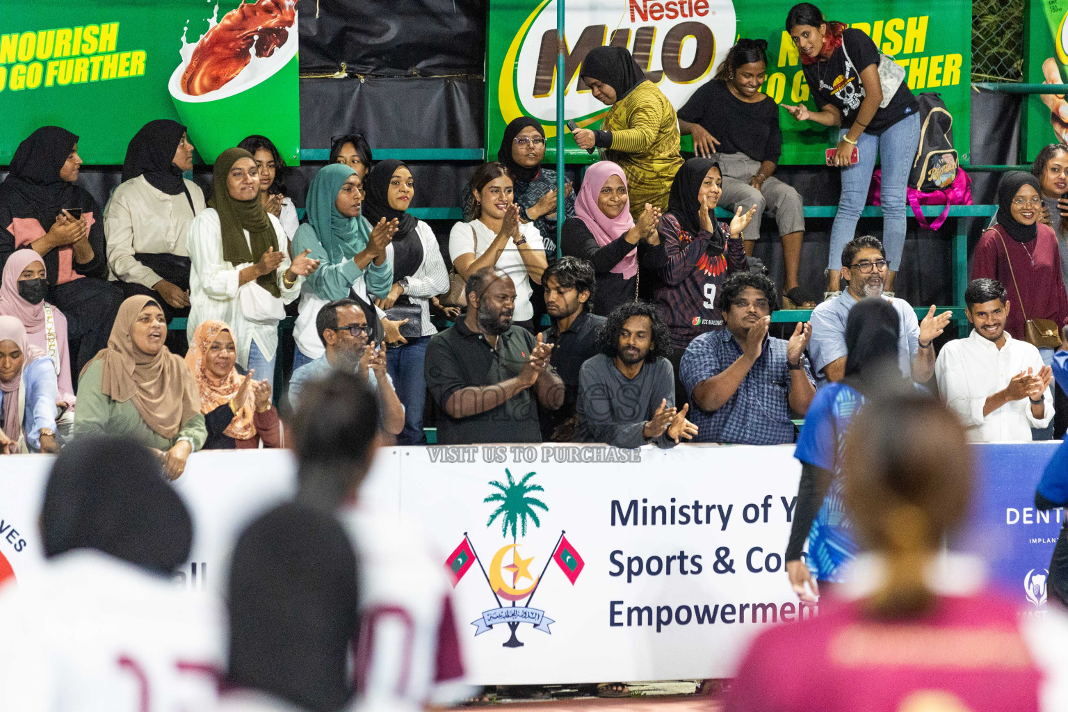 Day 14 of 10th National Handball Tournament 2023, held in Handball ground, Male', Maldives on Monday, 11th December 2023 Photos: Nausham Waheed/ Images.mv