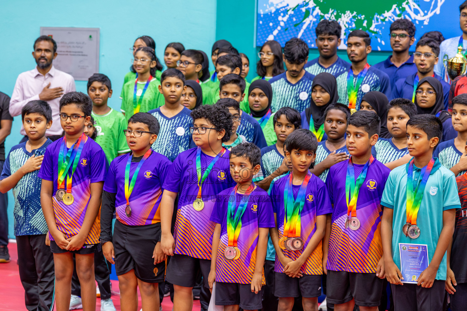 Day 8 of Interschool Table Tennis Tournament 2025 held at Male' TT Hall, Male', Maldives on Thursday, 22nd May 2025.
Photos by: Ismail Thoriq / images.mv