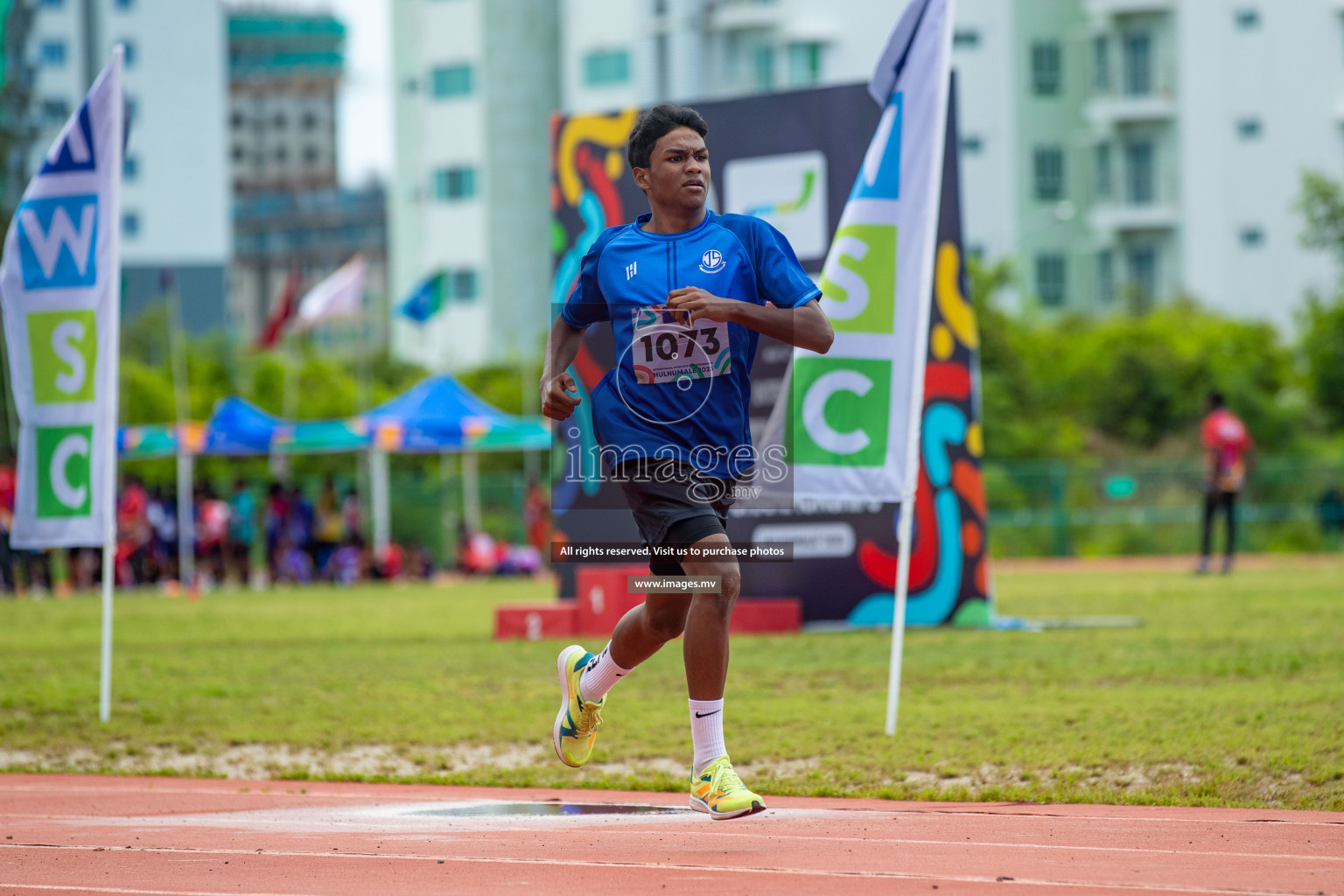 Day two of Inter School Athletics Championship 2023 was held at Hulhumale' Running Track at Hulhumale', Maldives on Sunday, 15th May 2023. Photos: Nausham Waheed / images.mv