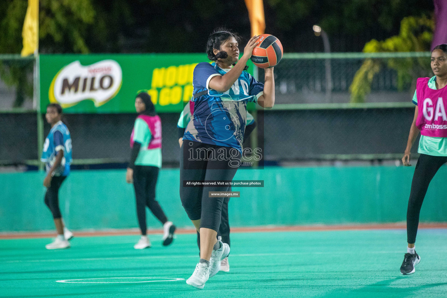 Day 5 of 20th Milo National Netball Tournament 2023, held in Synthetic Netball Court, Male', Maldives on 3rd  June 2023 Photos: Nausham Waheed/ Images.mv