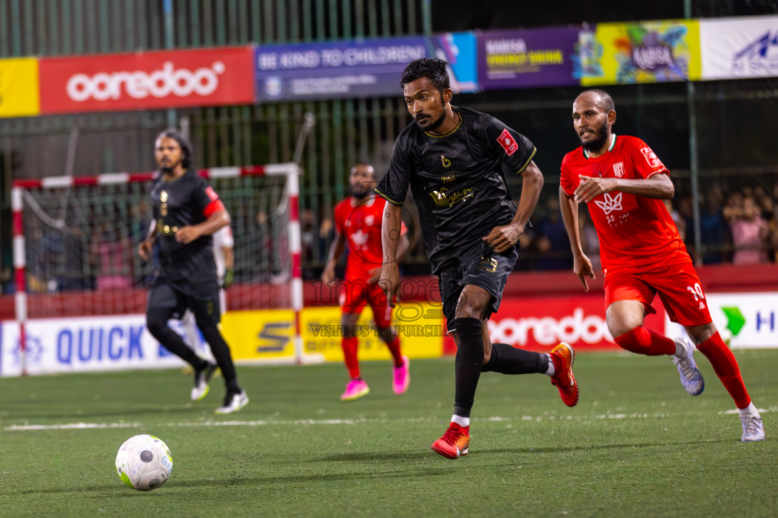 HA Kelaa vs HA Utheemu in Day 9 of Golden Futsal Challenge 2024 was held on Tuesday, 23rd January 2024, in Hulhumale', Maldives
Photos: Ismail Thoriq / images.mv