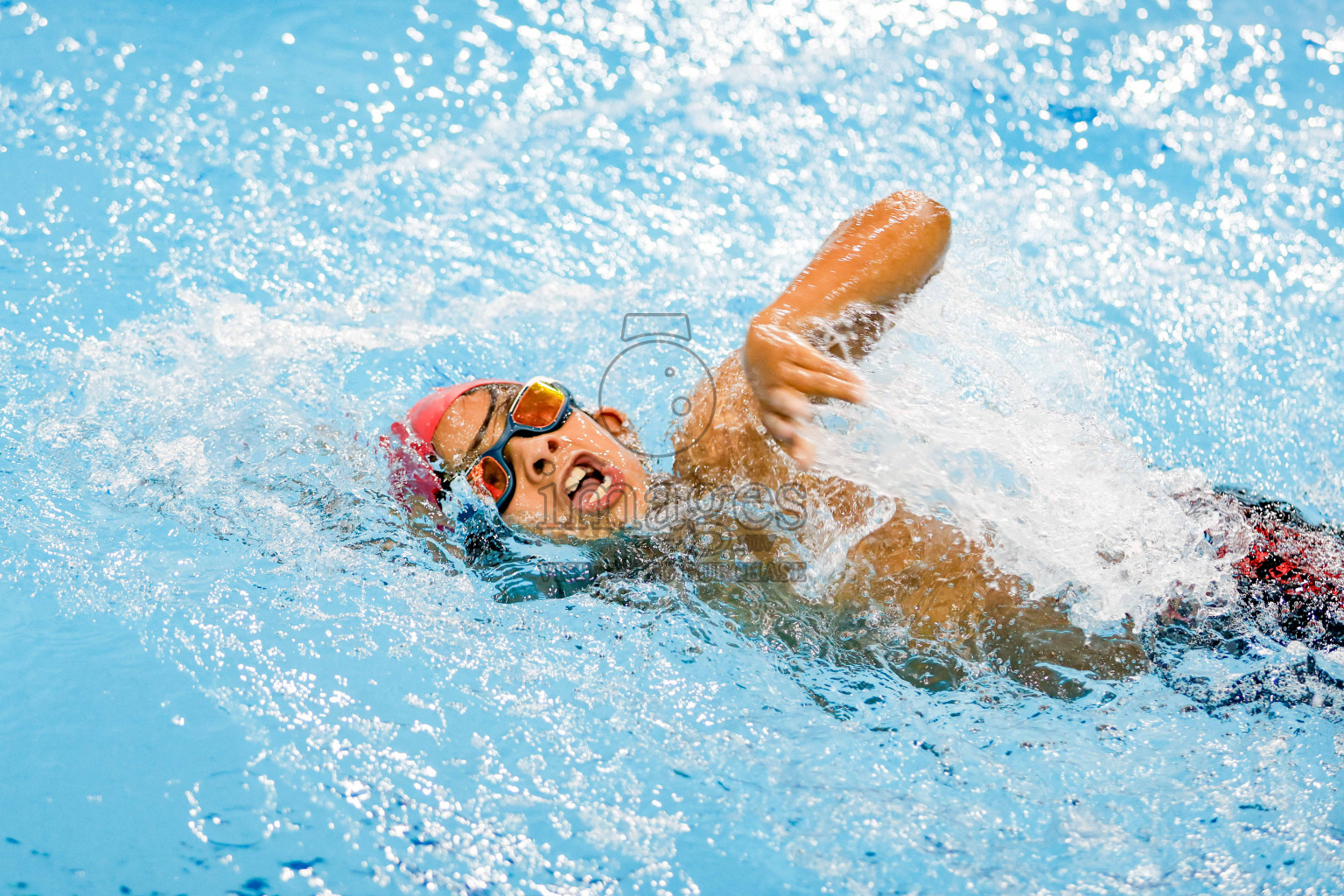 Day 1 of BML 6th National Kids Swimming Kids Festival 2025 held in Hulhumale', Maldives on Monday, 3rd November 2024. Photos: Hassan Simah / images.mv