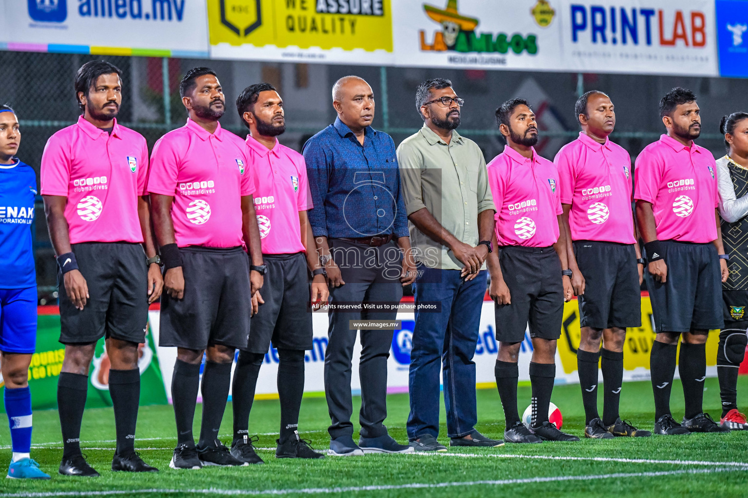 Opening of Eighteen Thirty Women's Futsal Fiesta 2022 was held in Hulhumale', Maldives on Saturday, 8th October 2022. Photos: Nausham Waheed / images.mv