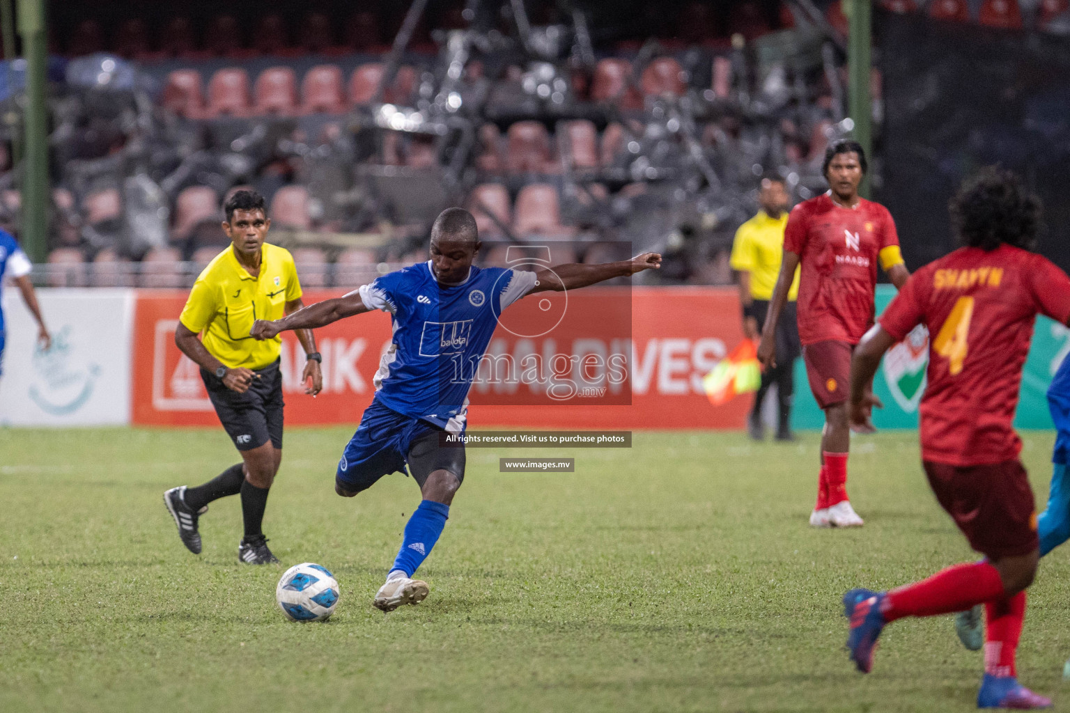 Victory Sports Club vs New Radiant Sports Club in the 2nd Division 2022 on 24th July 2022, held in National Football Stadium, Male', Maldives Photos: Nausham Waheed & Ismail Thoriq / Images.mv