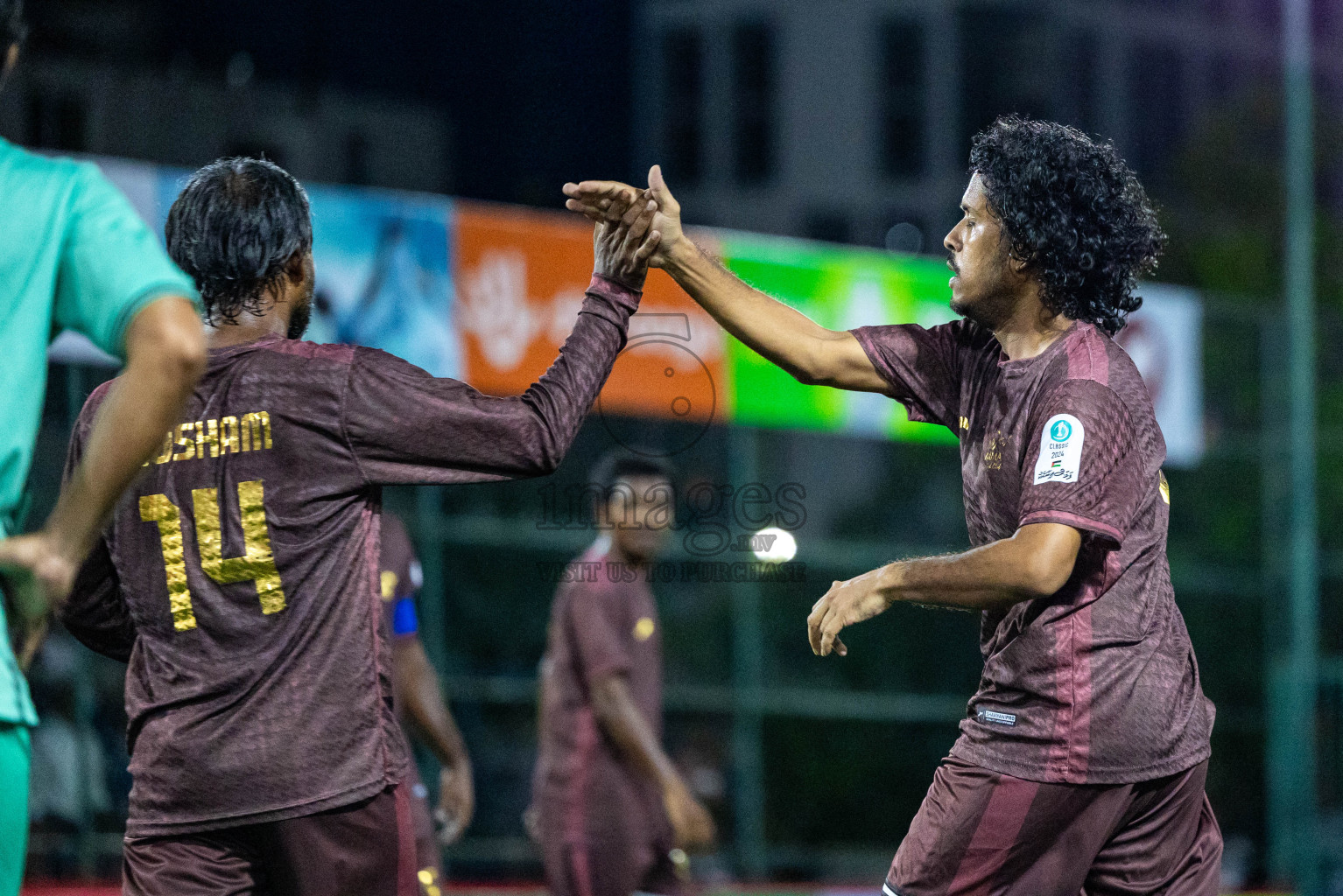 MMA SC vs CLUB CVC in Club Maldives Classic 2024 held in Rehendi Futsal Ground, Hulhumale', Maldives on Wednesday, 11th September 2024. 
Photos: Shuu Abdul Sattar / images.mv