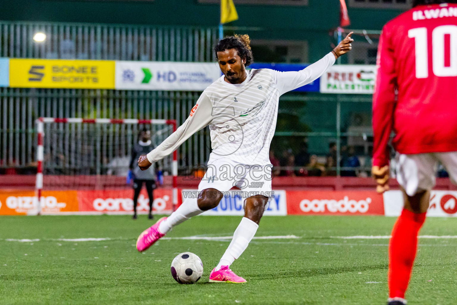 K Kaashidhoo VS K Himmafushi in Day 25 of Golden Futsal Challenge 2024 was held on Thursday , 8th February 2024 in Hulhumale', Maldives Photos: Nausham Waheed / images.mv