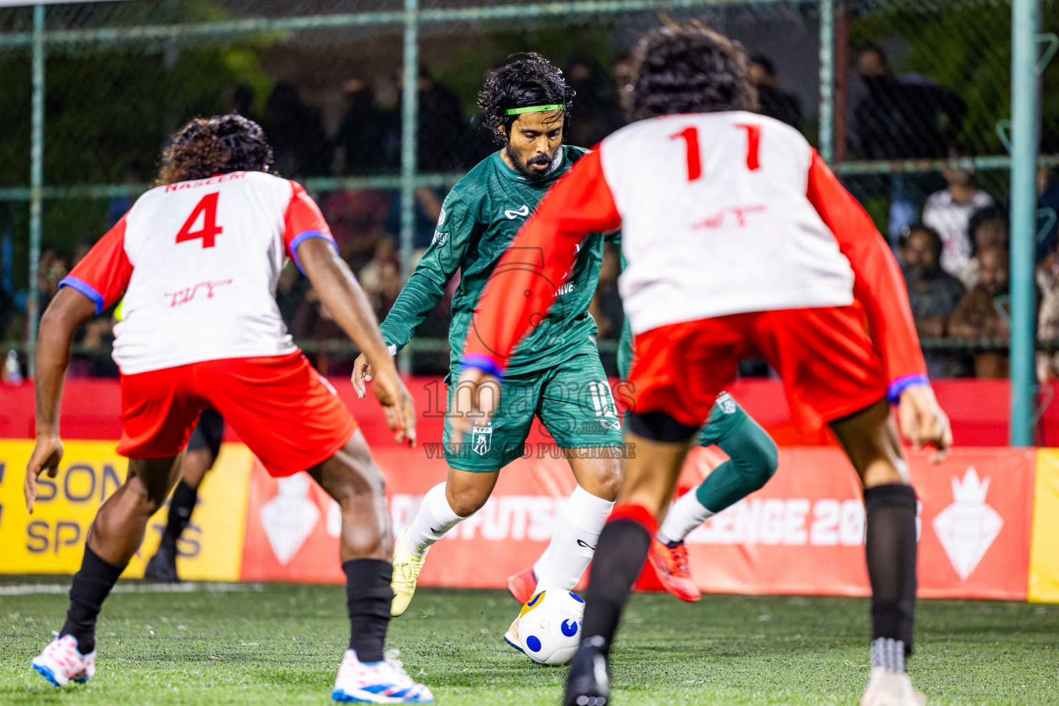 Th Thimarafushi vs Th Dhiyamigili in Day 10 of Golden Futsal Challenge 2025 was held on Tuesday, 14th January 2025, in Hulhumale', Maldives Photos: Nausham Waheed / images.mv