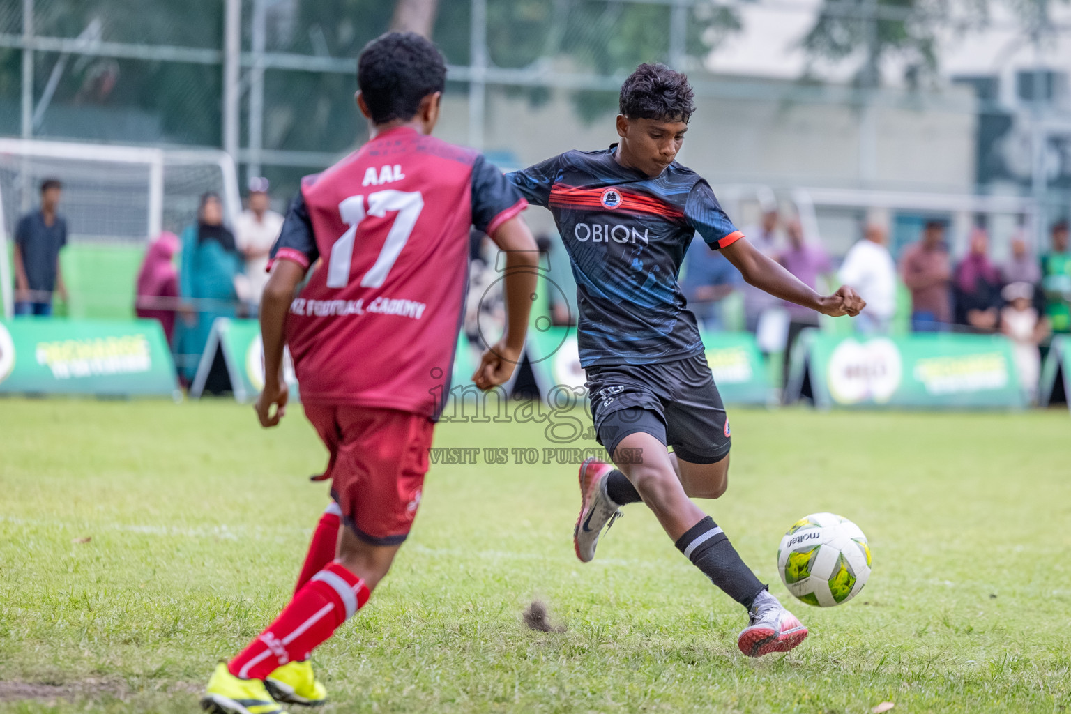 Day 2 of MILO Academy Championship 2025 (U14) was held on Friday, 31st October 2025 at Henveiru Football Grounds, Male', Maldives . 
Photos: Hassan Simah / images.mv