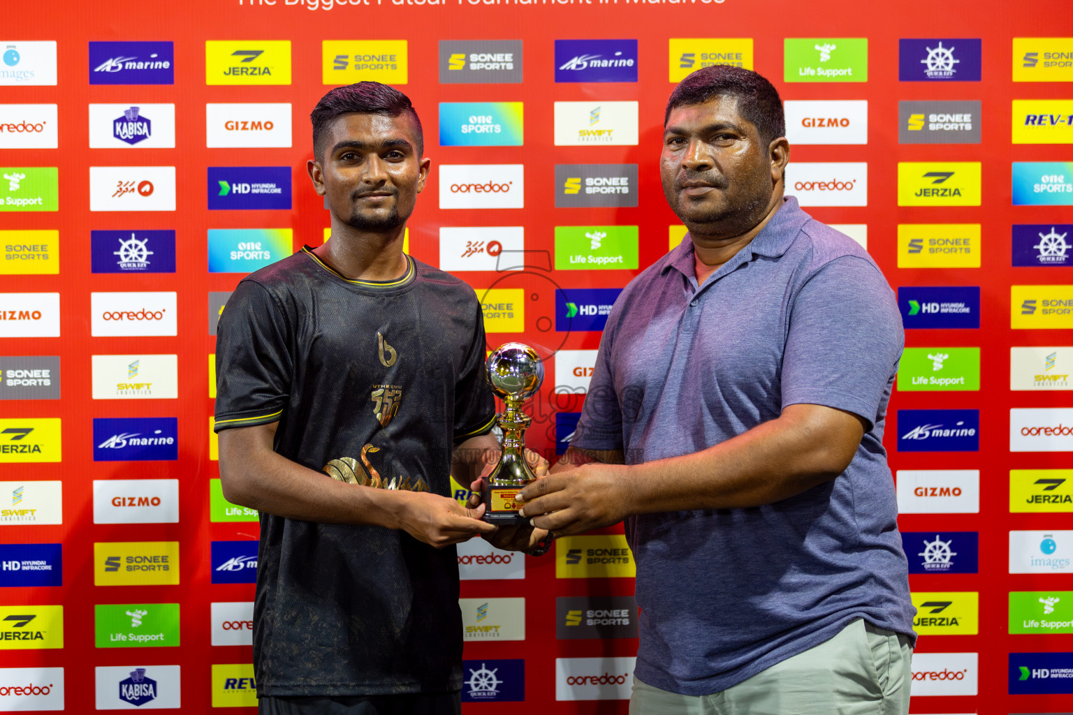 HDh. Nolhivaran VS HA. Utheemu on Day 35 of Golden Futsal Challenge 2024 was held on Tuesday, 20th February 2024, in Hulhumale', Maldives 
Photos: Hassan Simah, / images.mv