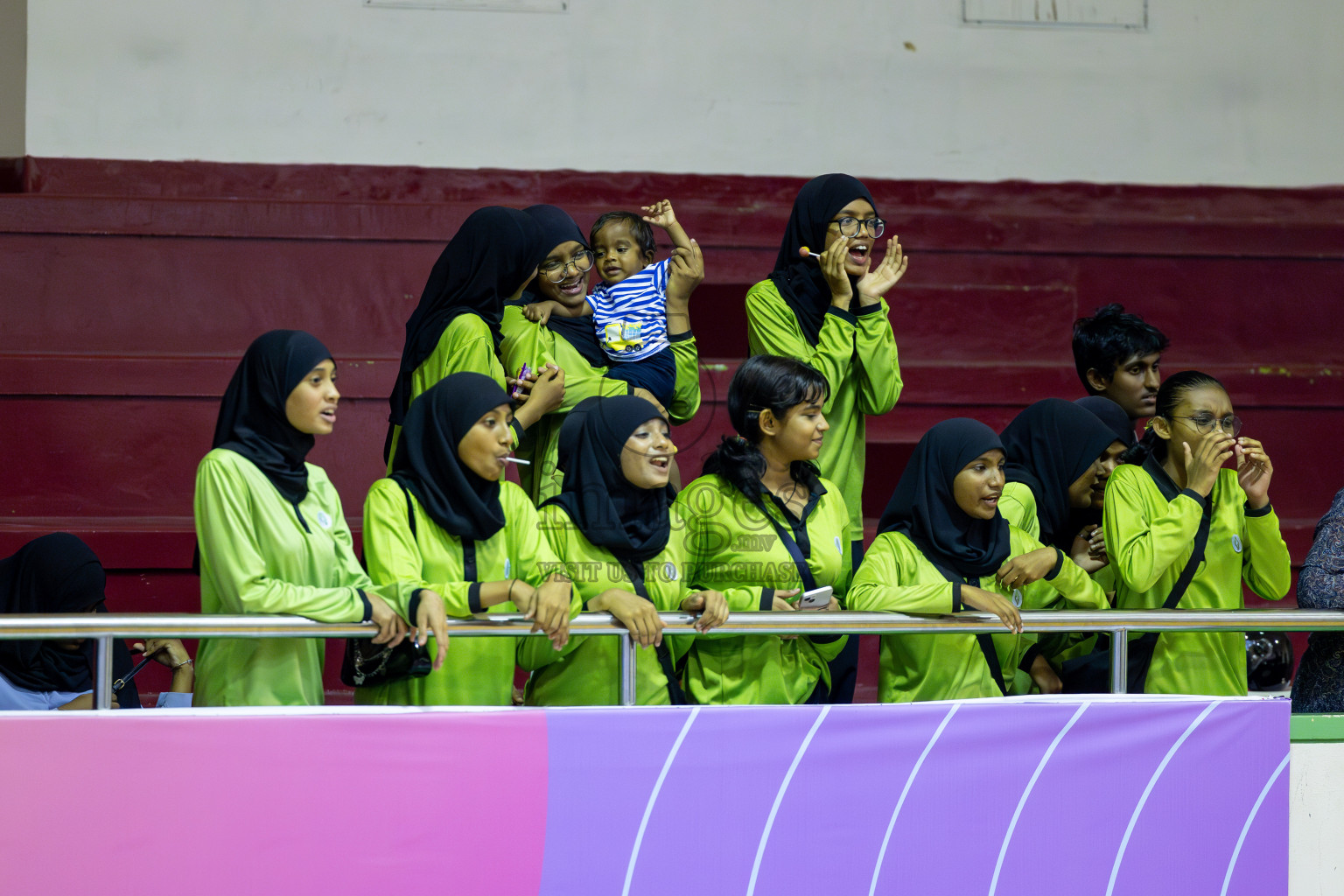 Day 13 of 25th Inter-School Netball Tournament was held in Social Center at Male', Maldives on Saturday, 24th August 2024. Photos: Mohamed Mahfooz Moosa / images.mv