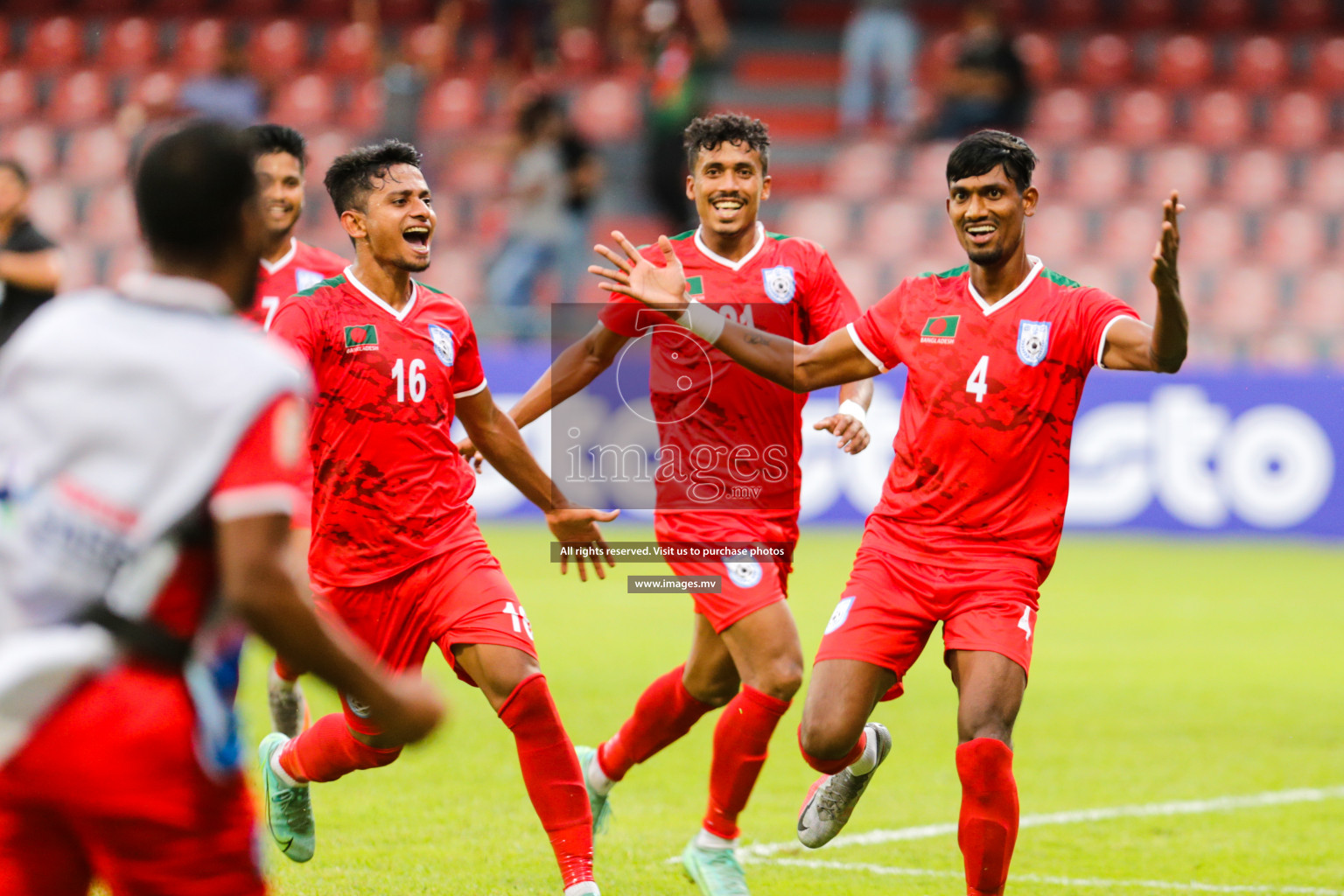 Bangladesh vs Sri Lanka in SAFF Championship 2021 held on 1st October 2021 in Galolhu National Stadium, Male', Maldives