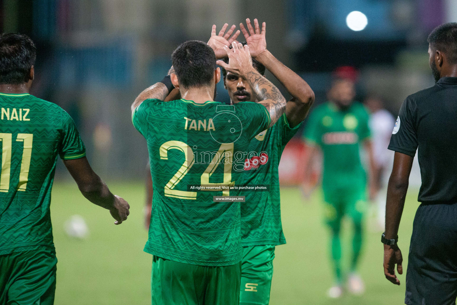 Maziya Sports and Recreation Club vs Super United Sports in Ooredoo Dhivehi Premier League 2021/22 on 12th July 2022, held in National Football Stadium, Male', Maldives Photos: Maanish/ Images mv