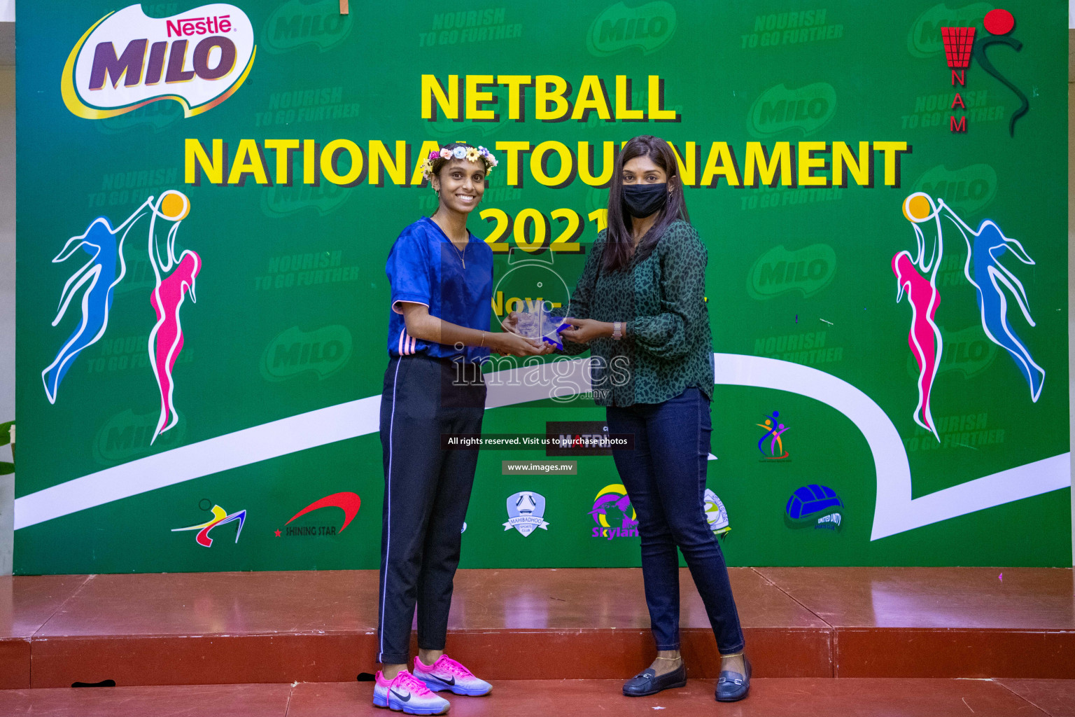 Kulhudhuffushi Youth & R.C vs Club Green Streets in the Finals of Milo National Netball Tournament 2021 (Women's) held on 5th December 2021 in Male', Maldives Photos: Ismail Thoriq / images.mv