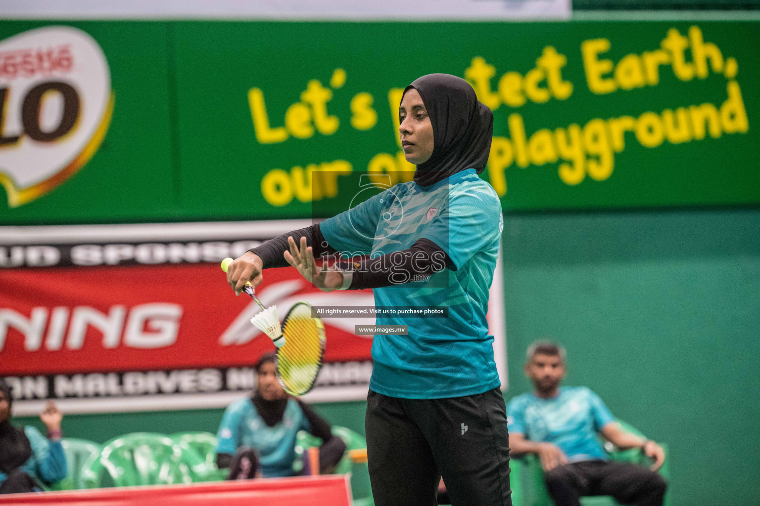 Day 3 of Badminton association mixed group championship 2021 held in Male', Maldives Photos by Nausham Waheed