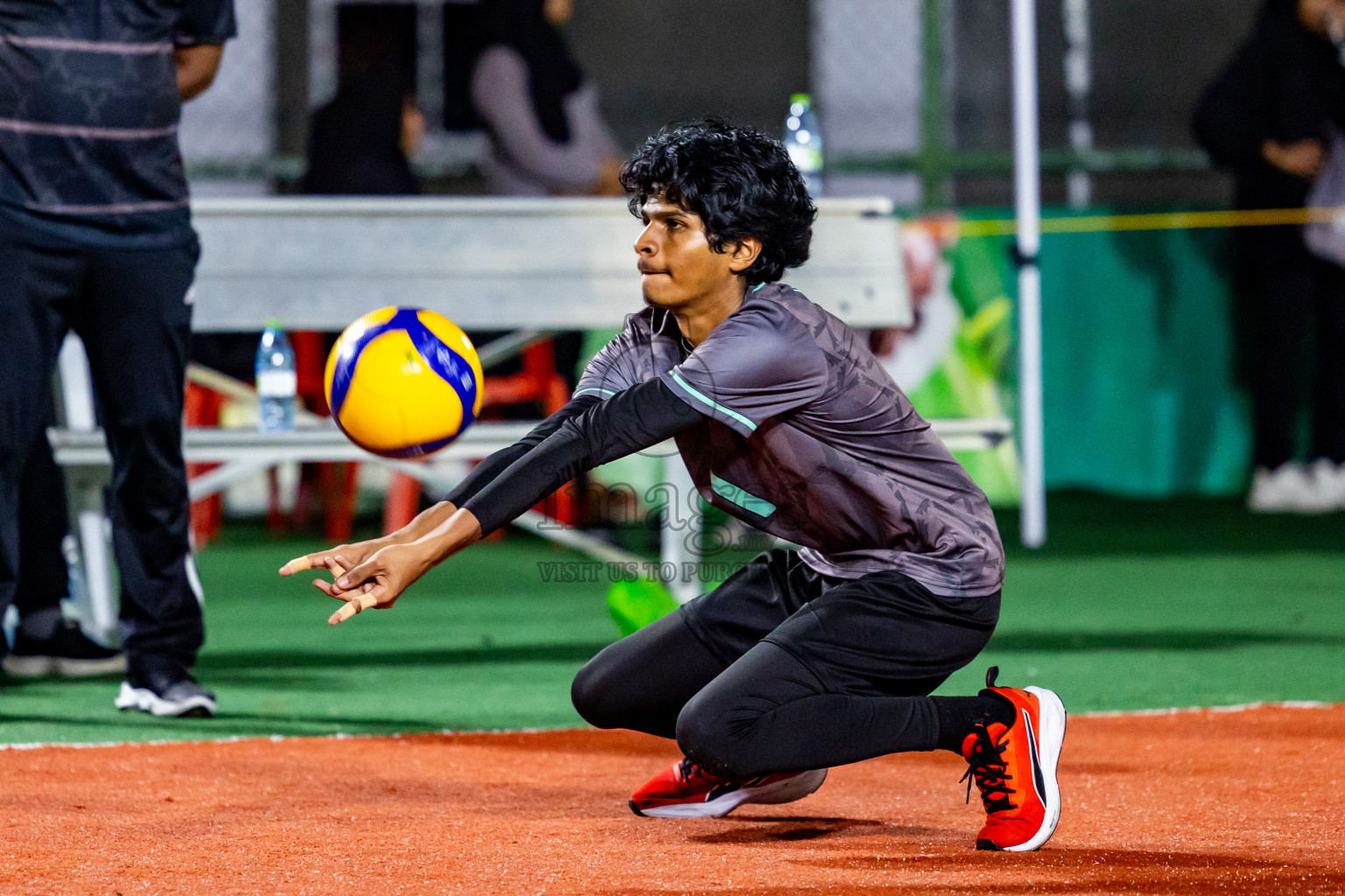 Day 2 of Interschool Volleyball Tournament 2024 was held in Ekuveni Volleyball Court at Male', Maldives on Sunday, 24th November 2024. Photos: Nausham Waheed / images.mv