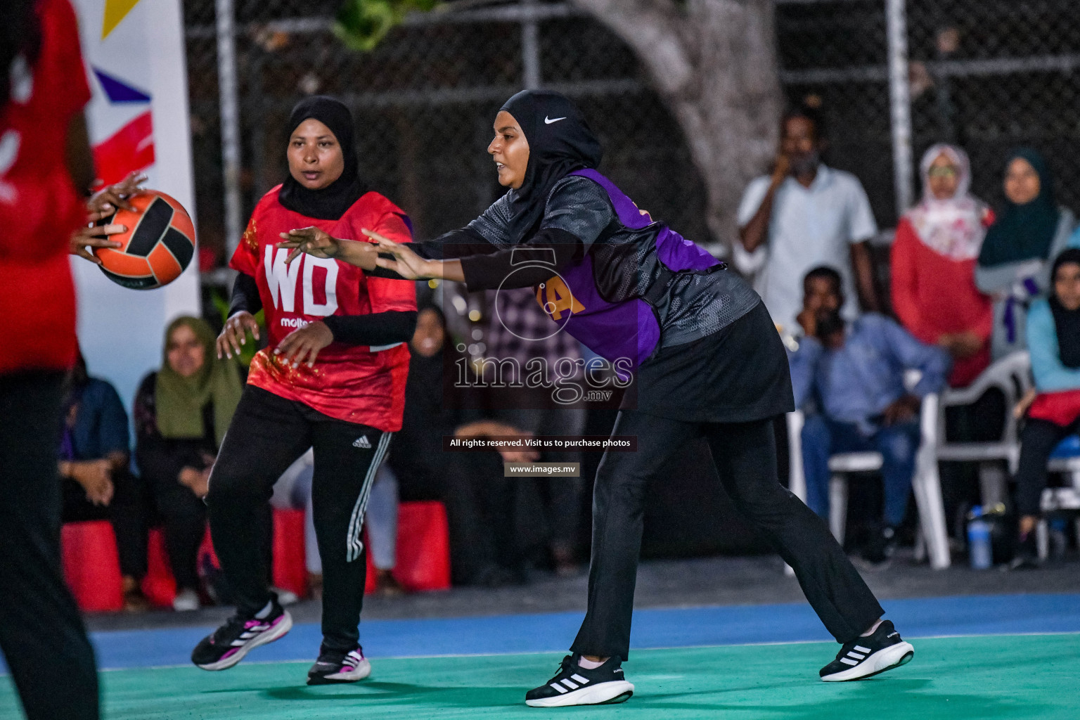 Final of Inter-School Parents Netball Tournament was held in Male', Maldives on 4th December 2022. Photos: Nausham Waheed / images.mv