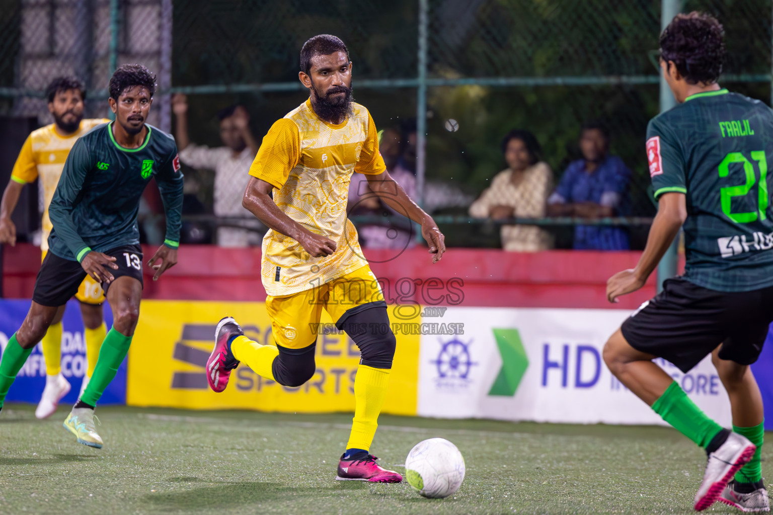 Hulhumale vs Maafannu on Day 36 of Golden Futsal Challenge 2024 was held on Wednesday, 21st February 2024, in Hulhumale', Maldives
Photos: Ismail Thoriq, / images.mv