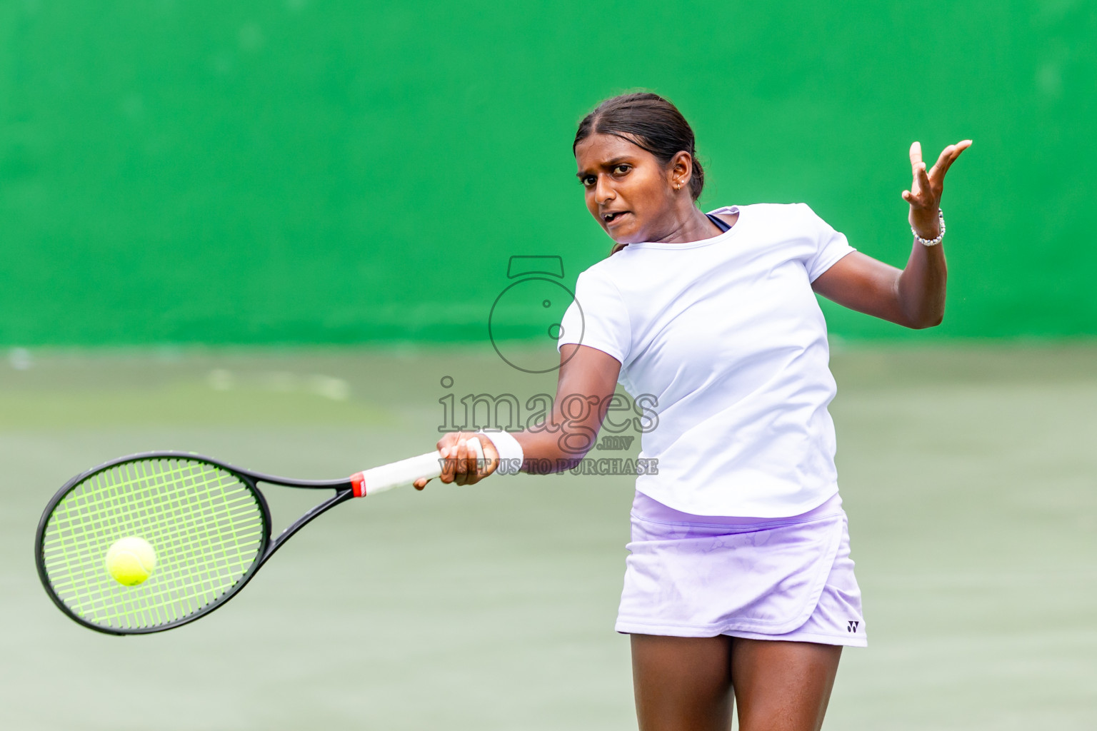 Day 7 of ATF Maldives Junior Open Tennis was held in Male' Tennis Court, Male', Maldives on Wednesday, 18th December 2024. Photos: Nausham Waheed/ images.mv