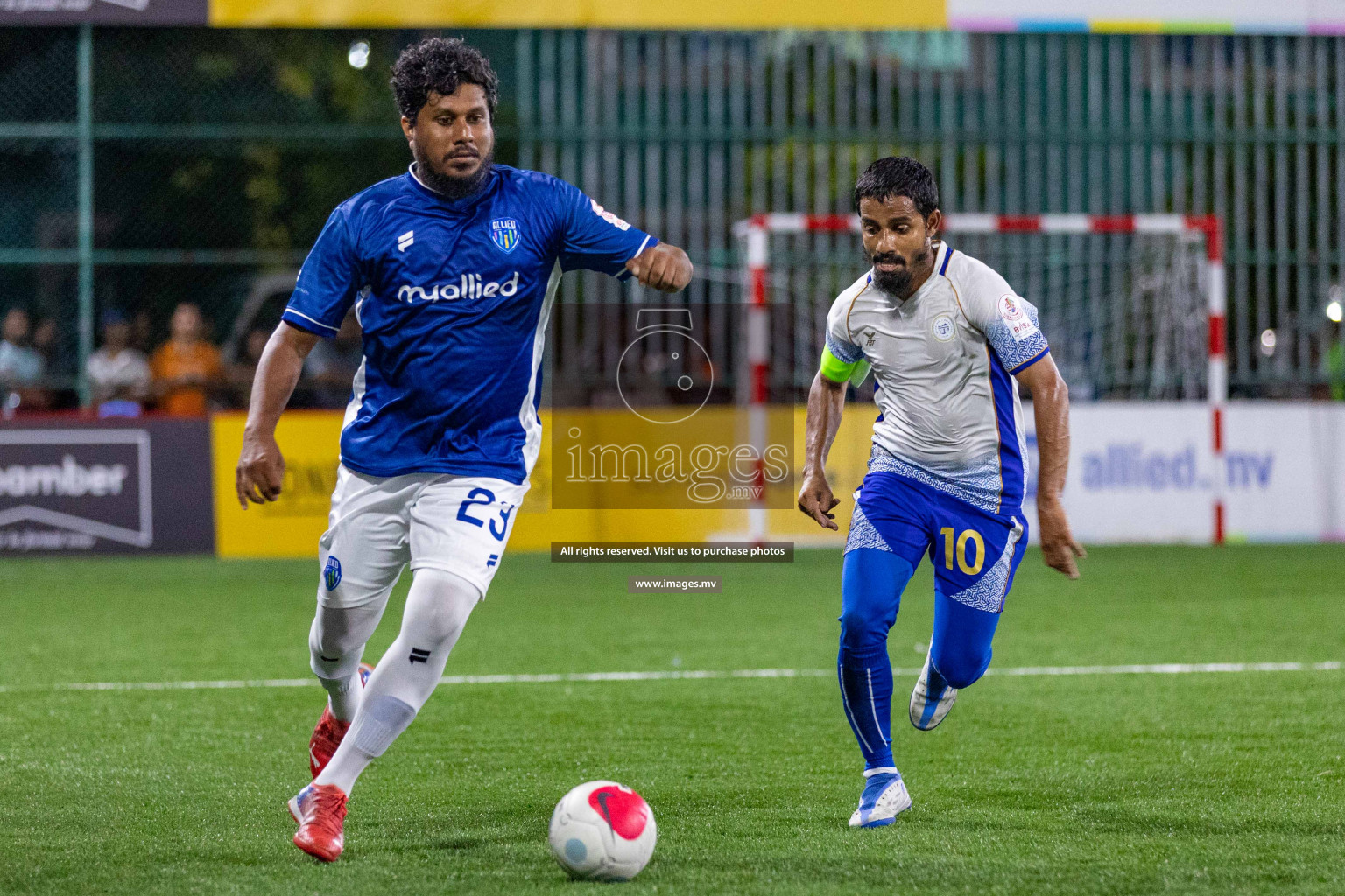 Team Allied vs Muleeaage RC in Club Maldives Cup 2022 was held in Hulhumale', Maldives on Wednesday, 12th October 2022. Photos: Ismail Thoriq/ images.mv