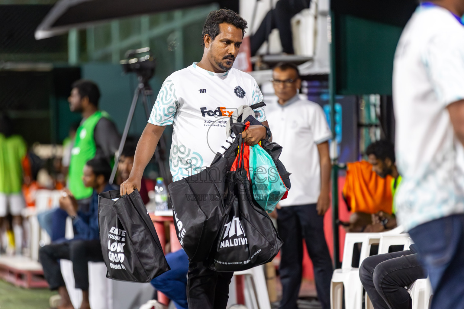 TEAM FSM vs CLUB TTS in Club Maldives Cup 2024 held in Rehendi Futsal Ground, Hulhumale', Maldives on Tuesday, 1st October 2024. Photos: Hassan Simah / images.mv