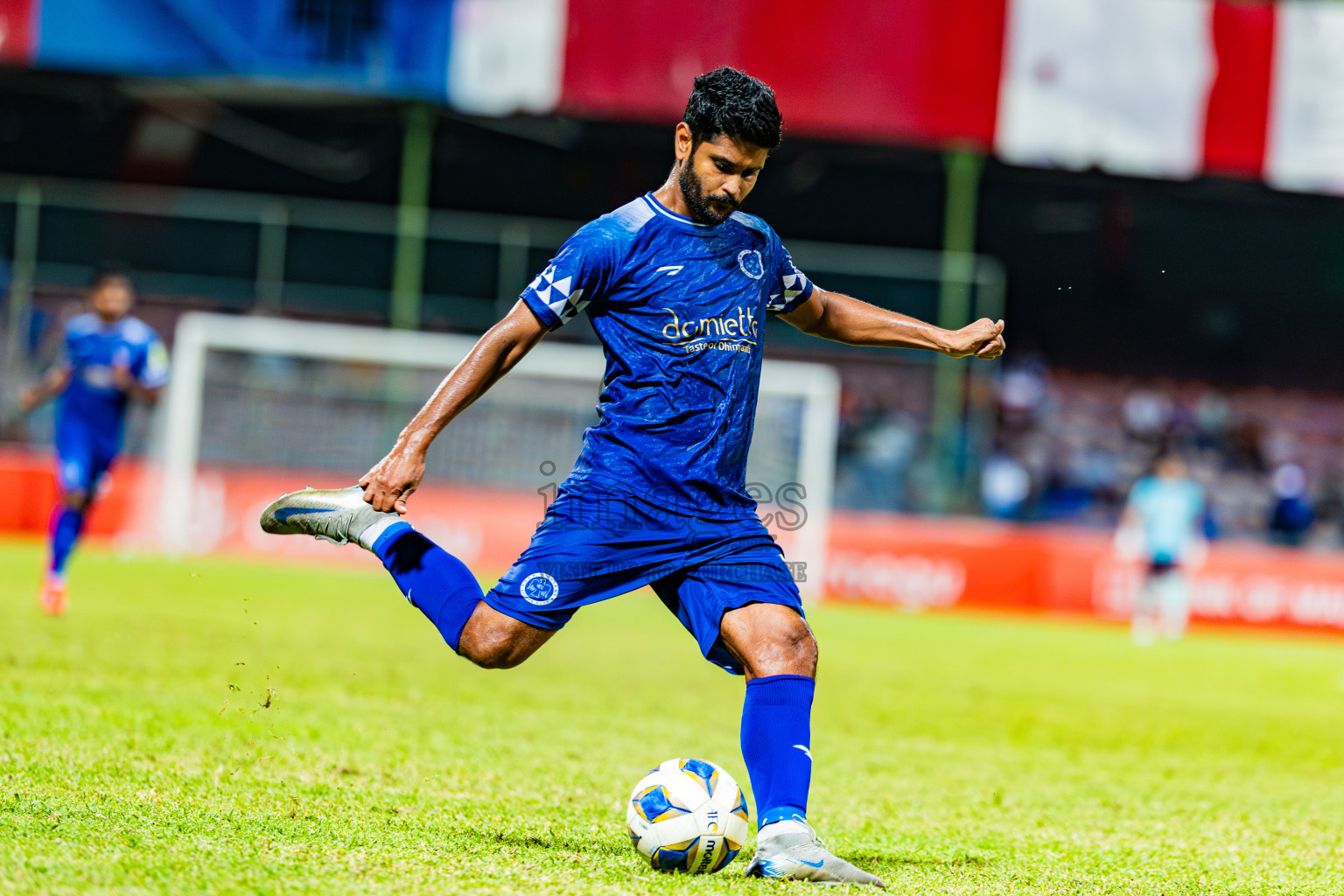 United Victory vs New Radiant Sports Club in Dhivehi Premier League 2025/26 held in National Football Stadium, Male', Maldives on Thursday, 25th September 2025. Photos: Areef Adam / Images.mv