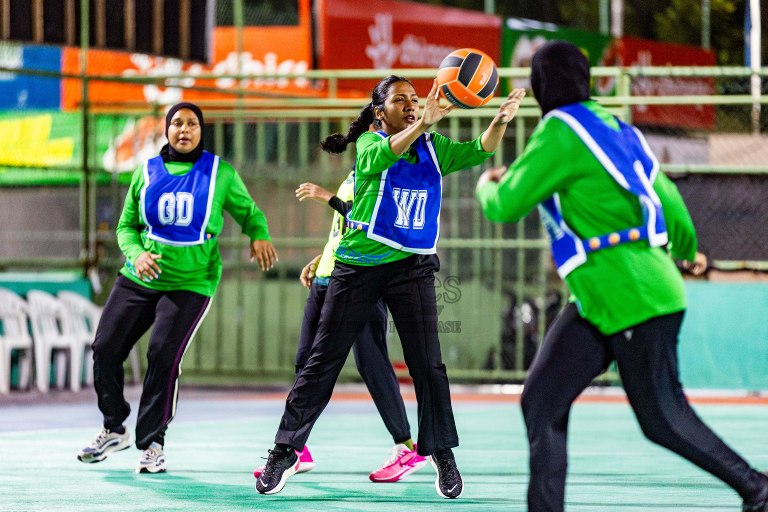 Day 1 of 23rd Netball Association Championship was held in Ekuveni Netball Court at Male', Maldives on Thursday, 27th April 2024. Photos: Nausham Waheed / images.mv