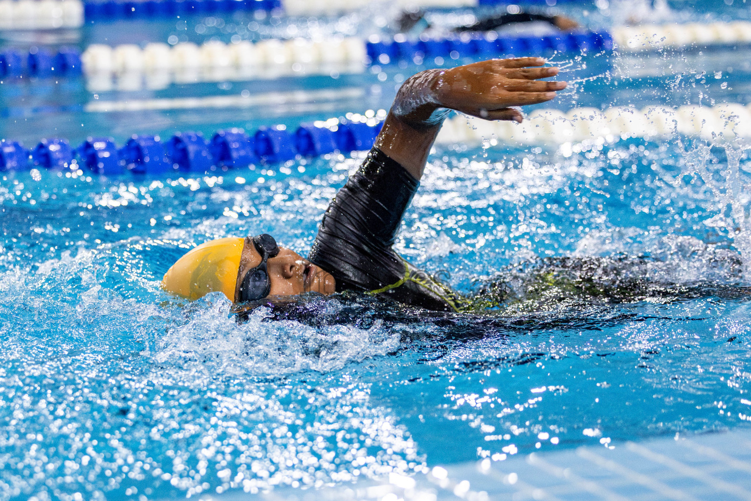 Day 4 of BML 5th National Swimming Kids Festival 2024 held in Hulhumale', Maldives on Thursday, 21st November 2024. Photos: Nausham Waheed / images.mv