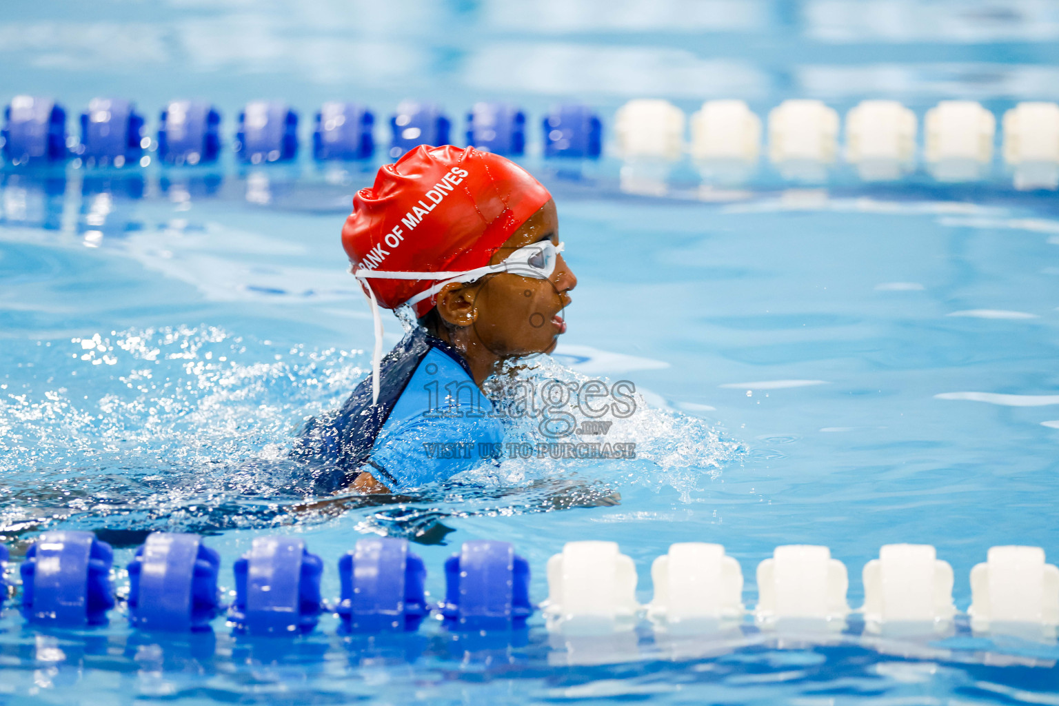 Day 1 of BML 6th National Kids Swimming Kids Festival 2025 held in Hulhumale', Maldives on Monday, 3rd November 2024. Photos: Hassan Simah / images.mv