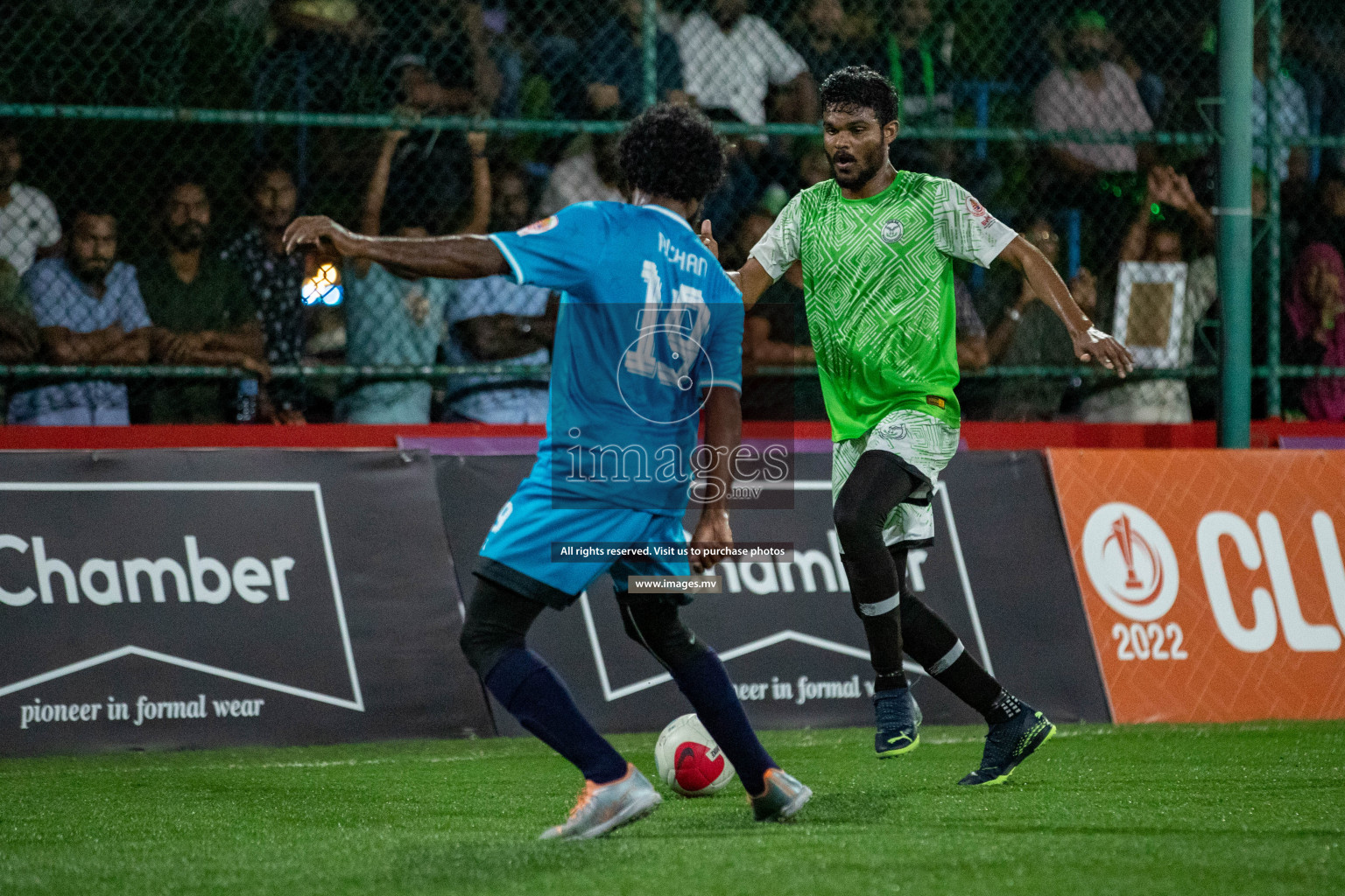 MACL vs Team DJA in Club Maldives Cup 2022 was held in Hulhumale', Maldives on Tuesday, 18th October 2022. Photos: Hassan Simah/ images.mv