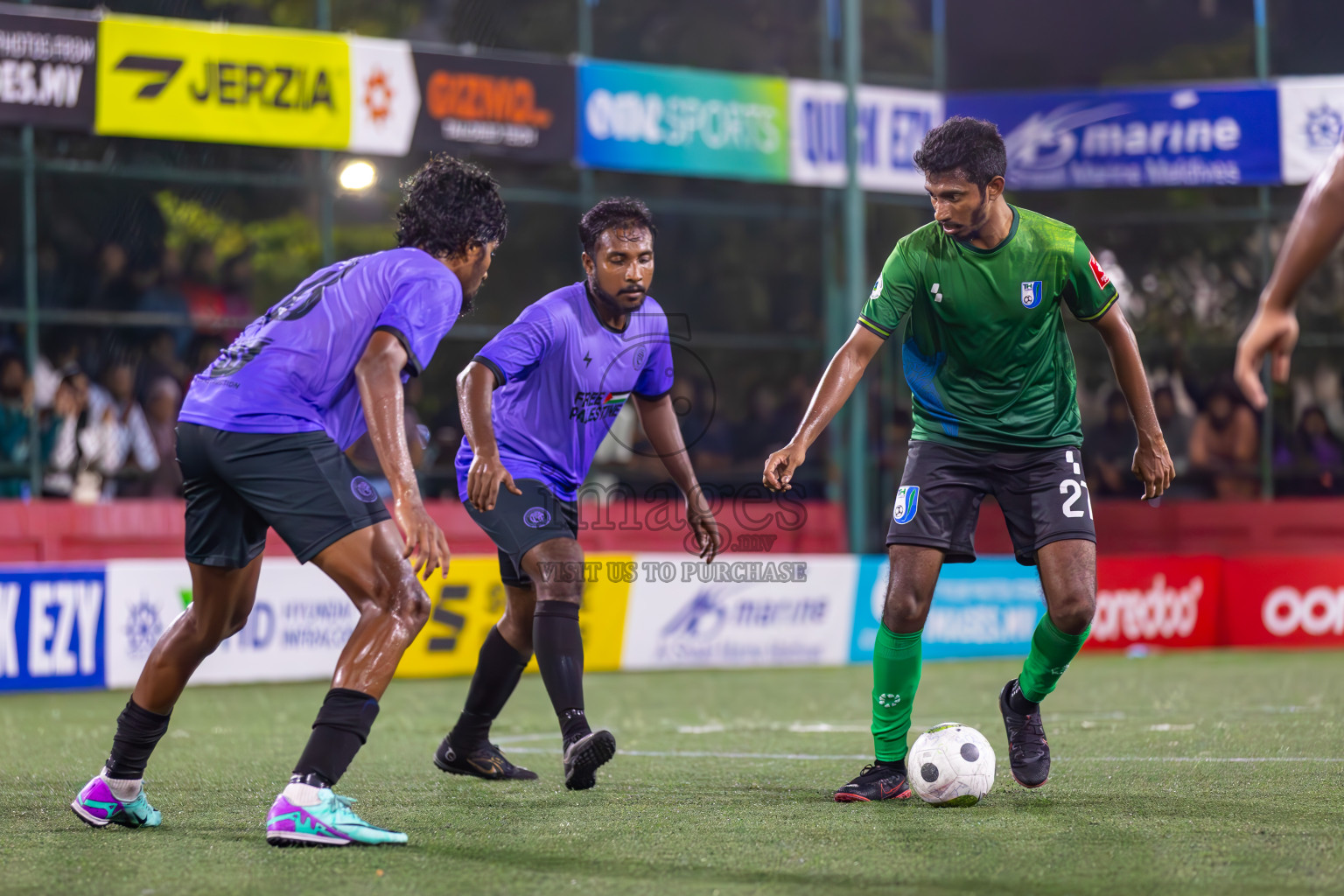 Heh Hanimaadhoo vs HDh Neykurendhoo in Day 14 of Golden Futsal Challenge 2024 was held on Sunday, 28th January 2024, in Hulhumale', Maldives
Photos: Ismail Thoriq / images.mv