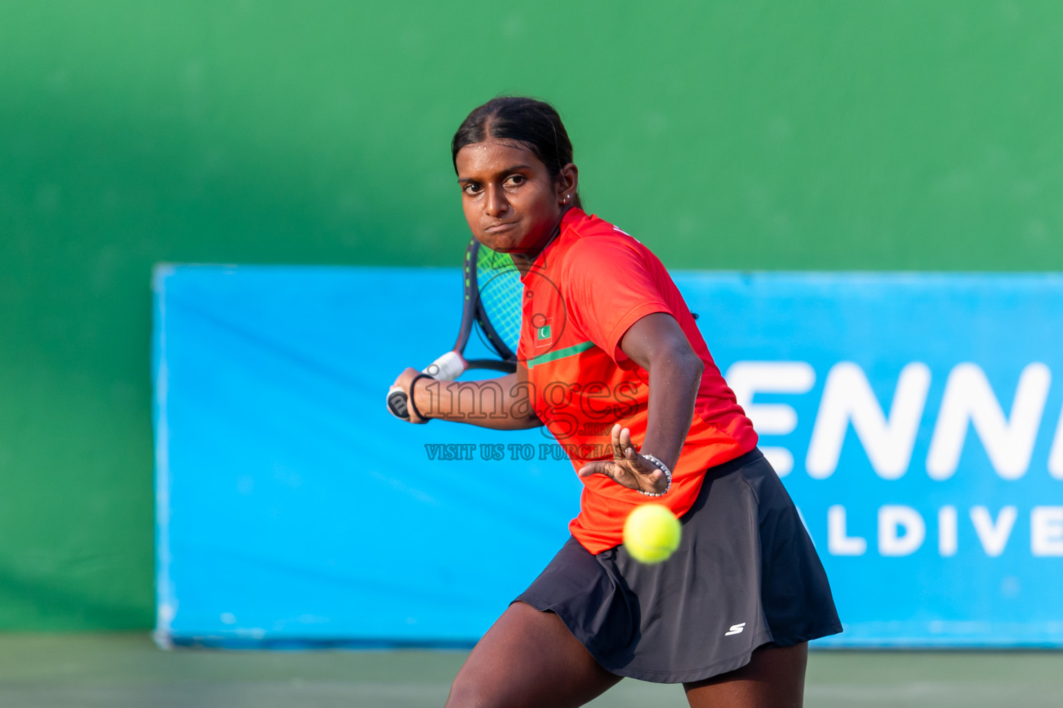 Day 4 of ATF Maldives Junior Open Tennis was held in Male' Tennis Court, Male', Maldives on Thursday, 12th December 2024. Photos: Nausham Waheed/ images.mv