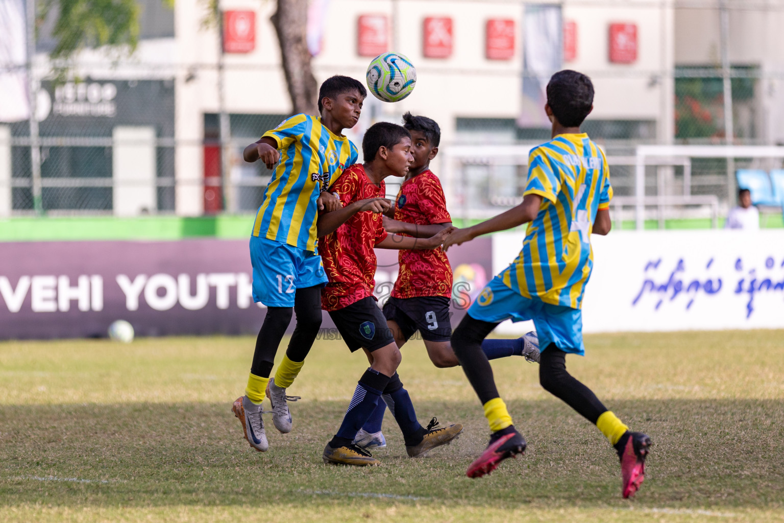 Club Valencia vs Super United Sports (U12) in Day 9 of Dhivehi Youth League 2024 held at Henveiru Stadium on Saturday, 14th December 2024. Photos: Mohamed Mahfooz Moosa / Images.mv