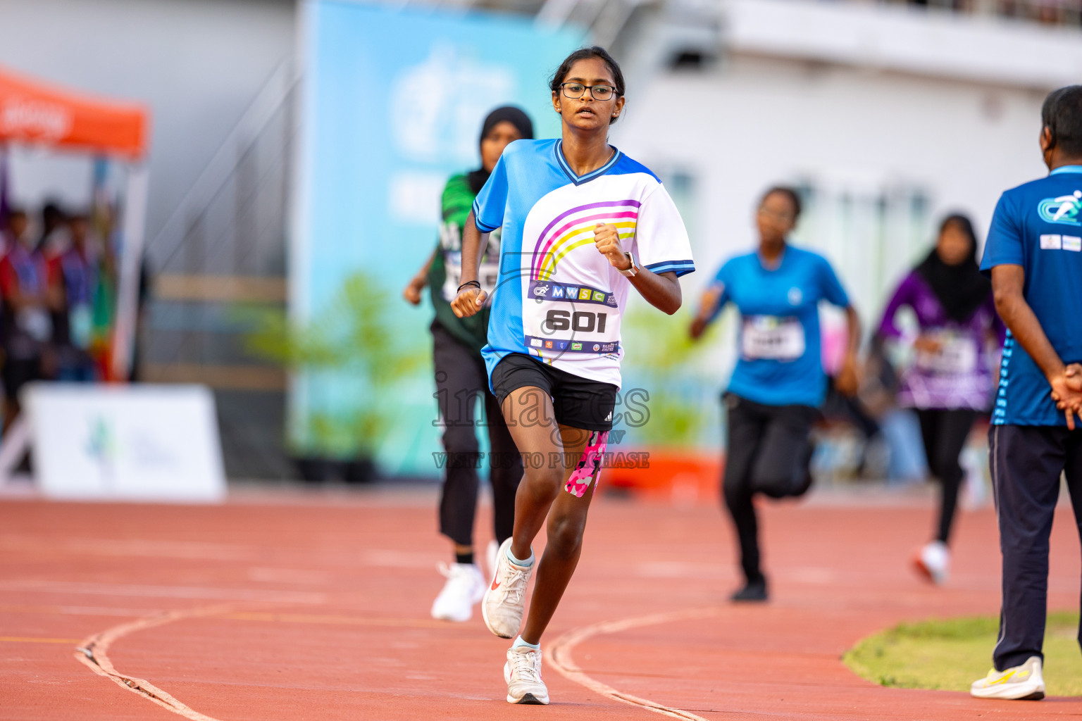 Day 2 of MWSC Interschool Athletics Championships 2024 held in Hulhumale Running Track, Hulhumale, Maldives on Sunday, 10th November 2024. Photos by: Ismail Thoriq / Images.mv