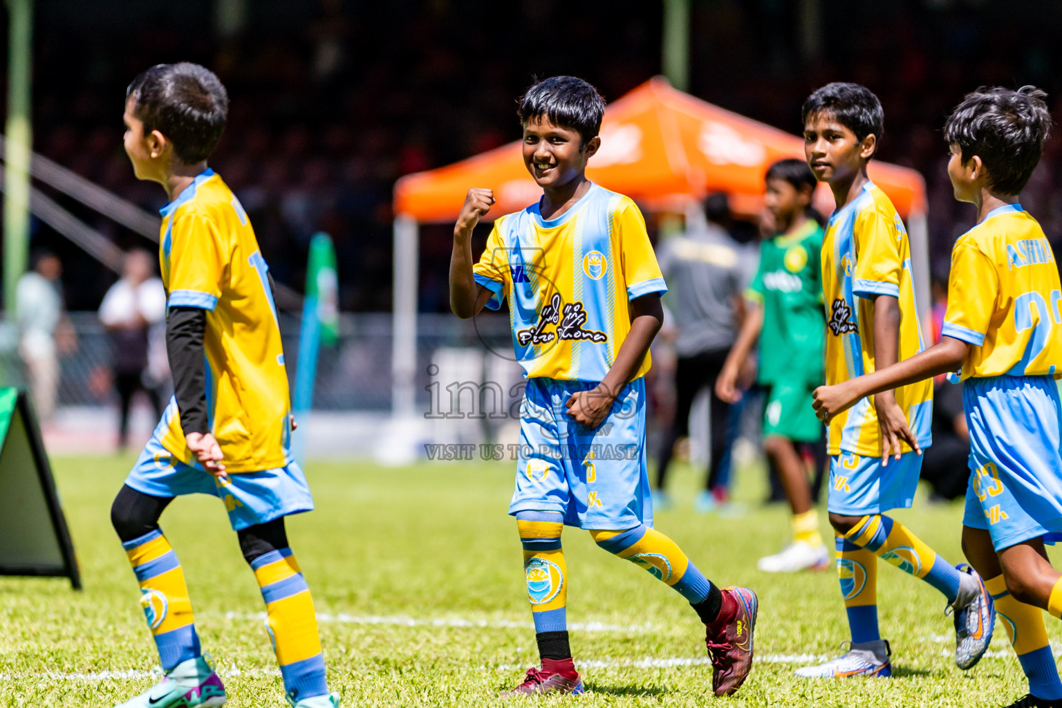 Day 1 of Under 10 MILO Academy Championship 2024 was held at National Stadium in Male', Maldives on Friday, 26th April 2024. Photos: Nausham Waheed / images.mv